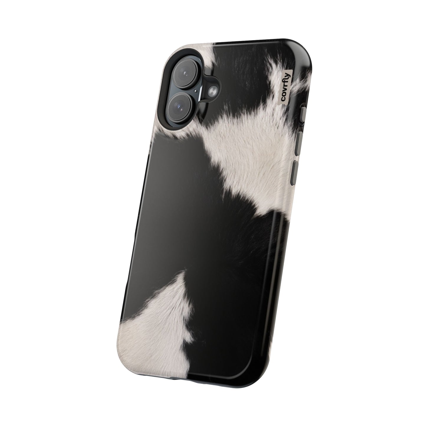 Funda Blanco, negro, punto. para iPhone 16 Plus - View 2 - Diseño Premium covrfly
