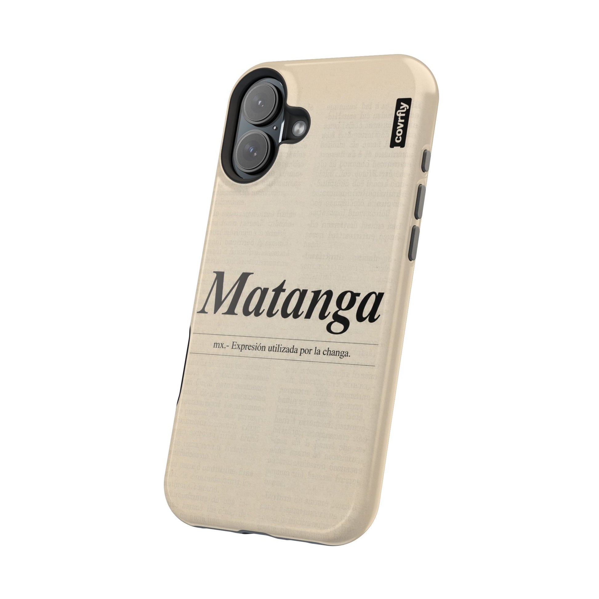 Funda Matanga Dijo para iPhone 16 Plus - View 2 - Diseño Premium covrfly