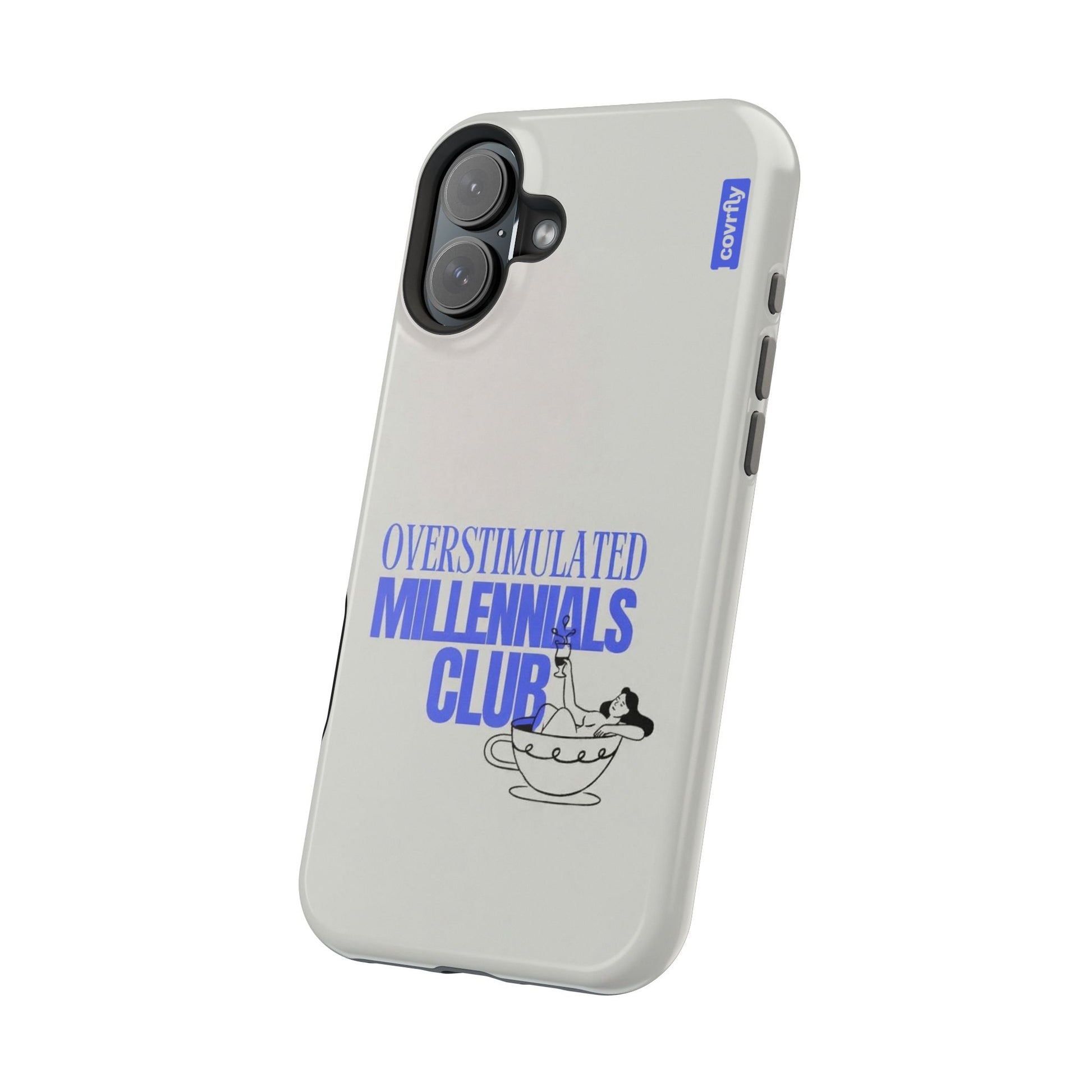 Funda Overstimulated Club para iPhone 16 Plus - View 2 - Diseño Premium covrfly