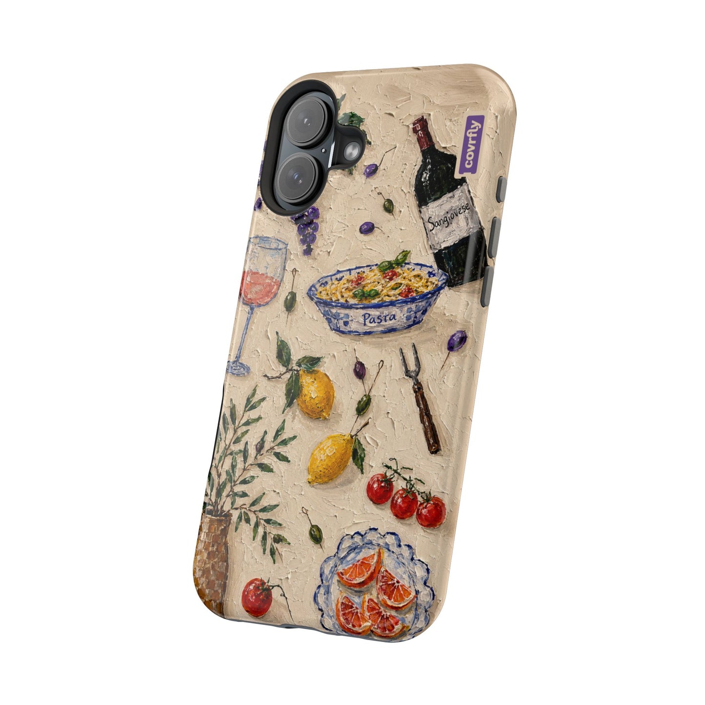 Funda Trattoria para iPhone 16 Plus - View 2 - Diseño Premium covrfly