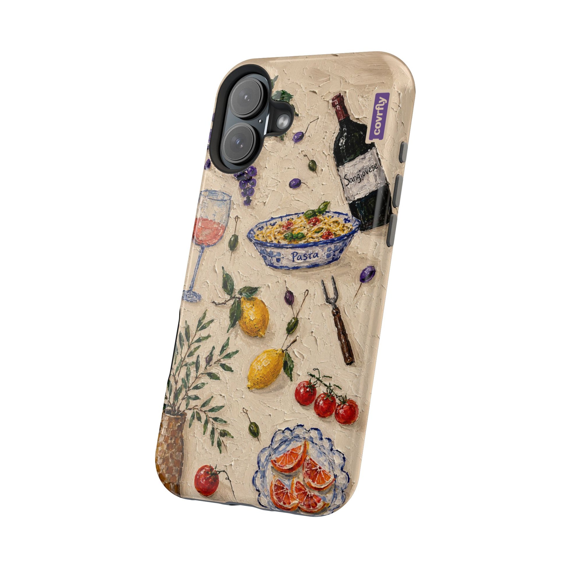 Funda Trattoria para iPhone 16 Plus - View 2 - Diseño Premium covrfly