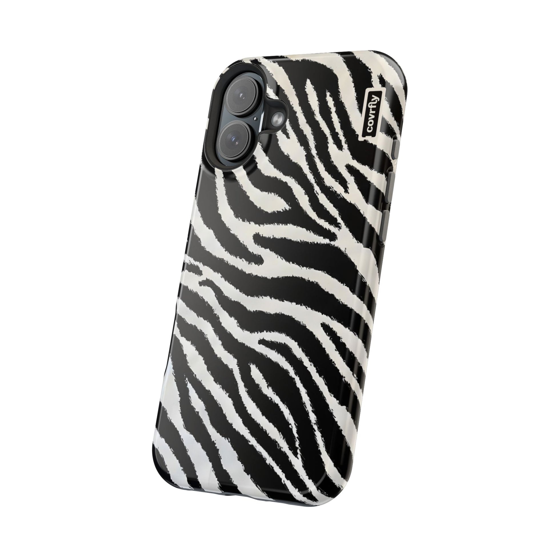 Funda Zebra Mode para iPhone 16 Plus - View 2 - Diseño Premium covrfly