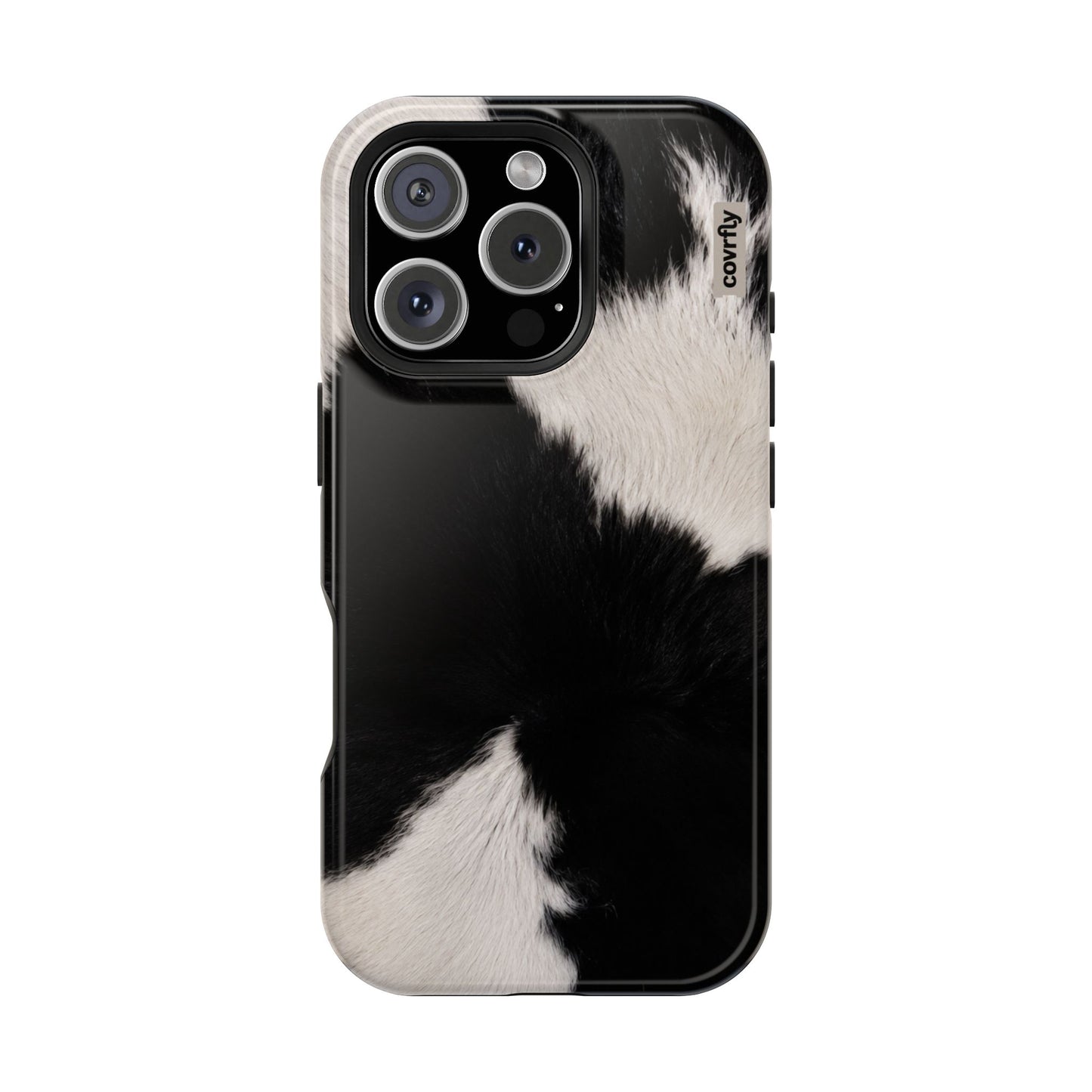 Funda Blanco, negro, punto. para iPhone 16 Pro - View 1 - Diseño Premium covrfly