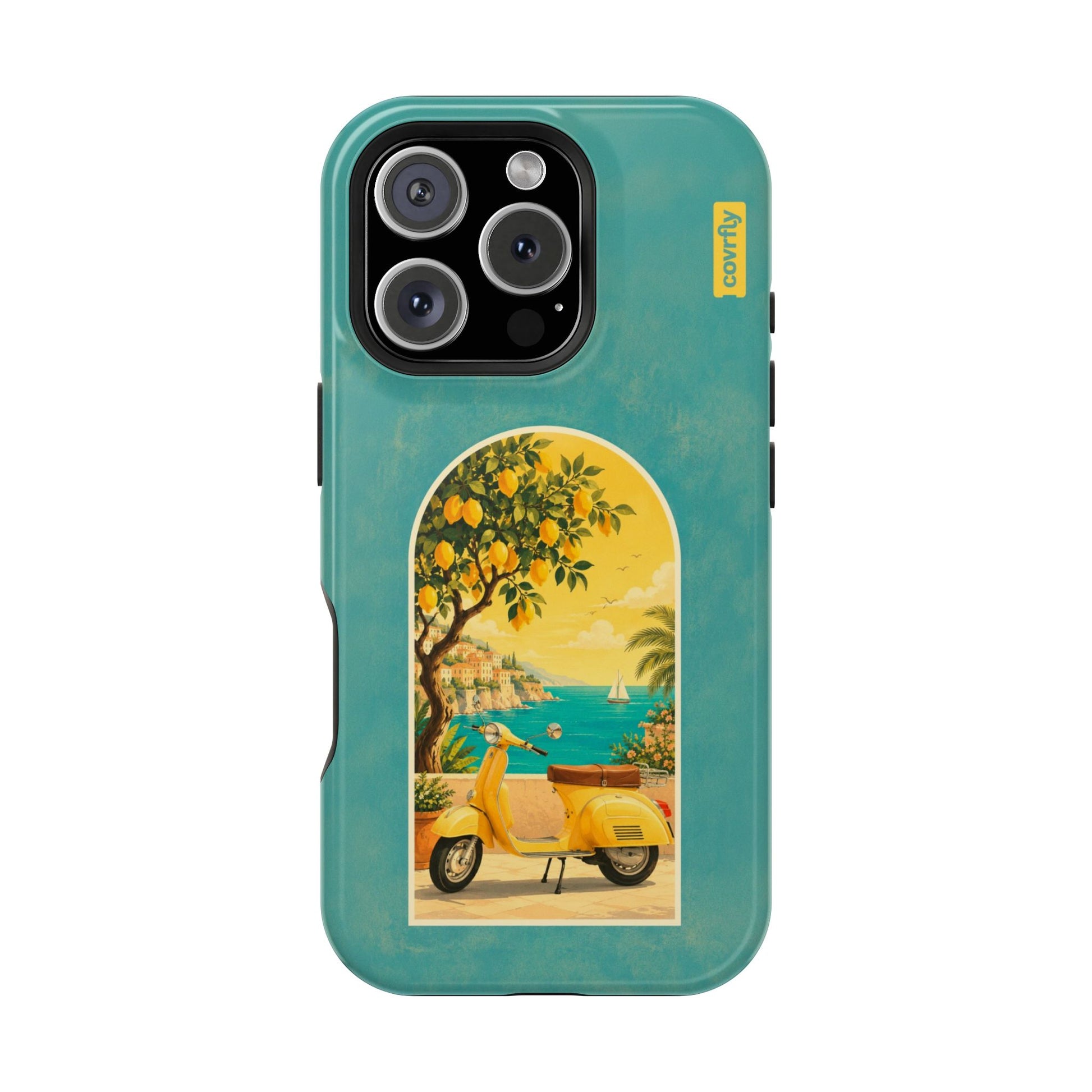 Funda Costa Quieta para iPhone 16 Pro - View 1 - Diseño Premium covrfly