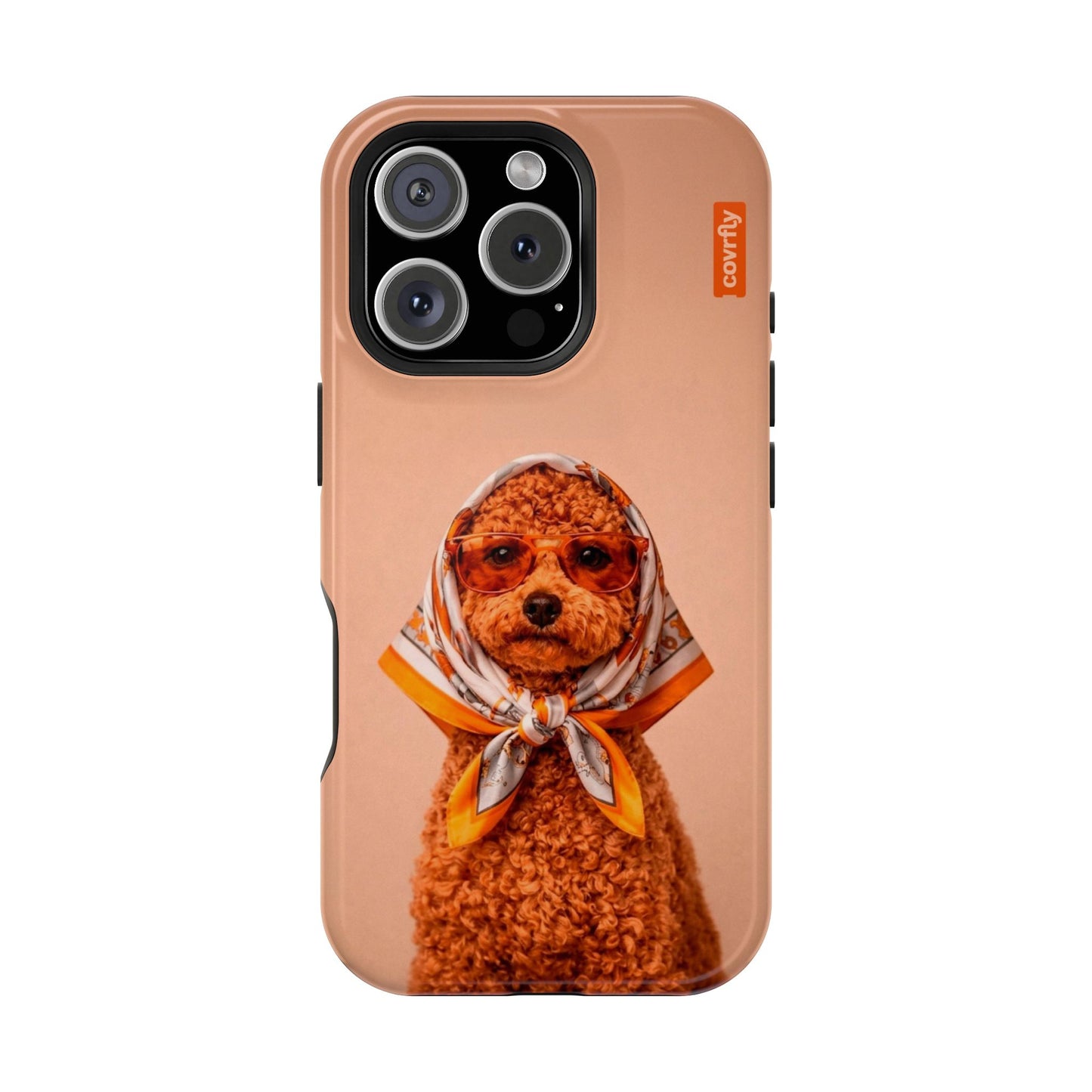 Funda Couture Pup para iPhone 16 Pro - View 1 - Diseño Premium covrfly