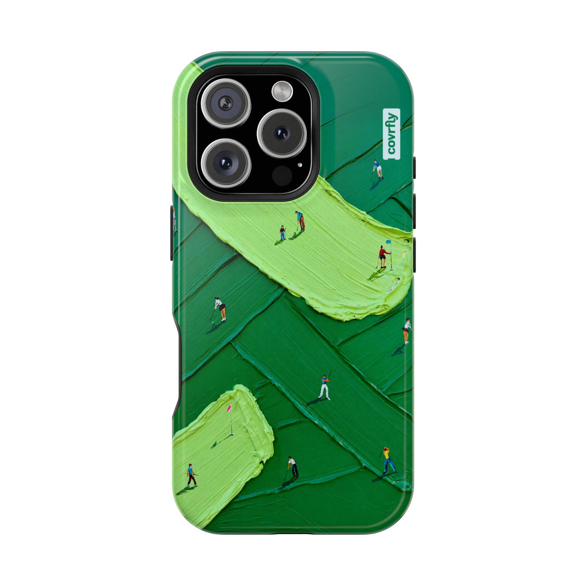 Funda Golf Miniatura para iPhone 16 Pro - View 1 - Diseño Premium covrfly