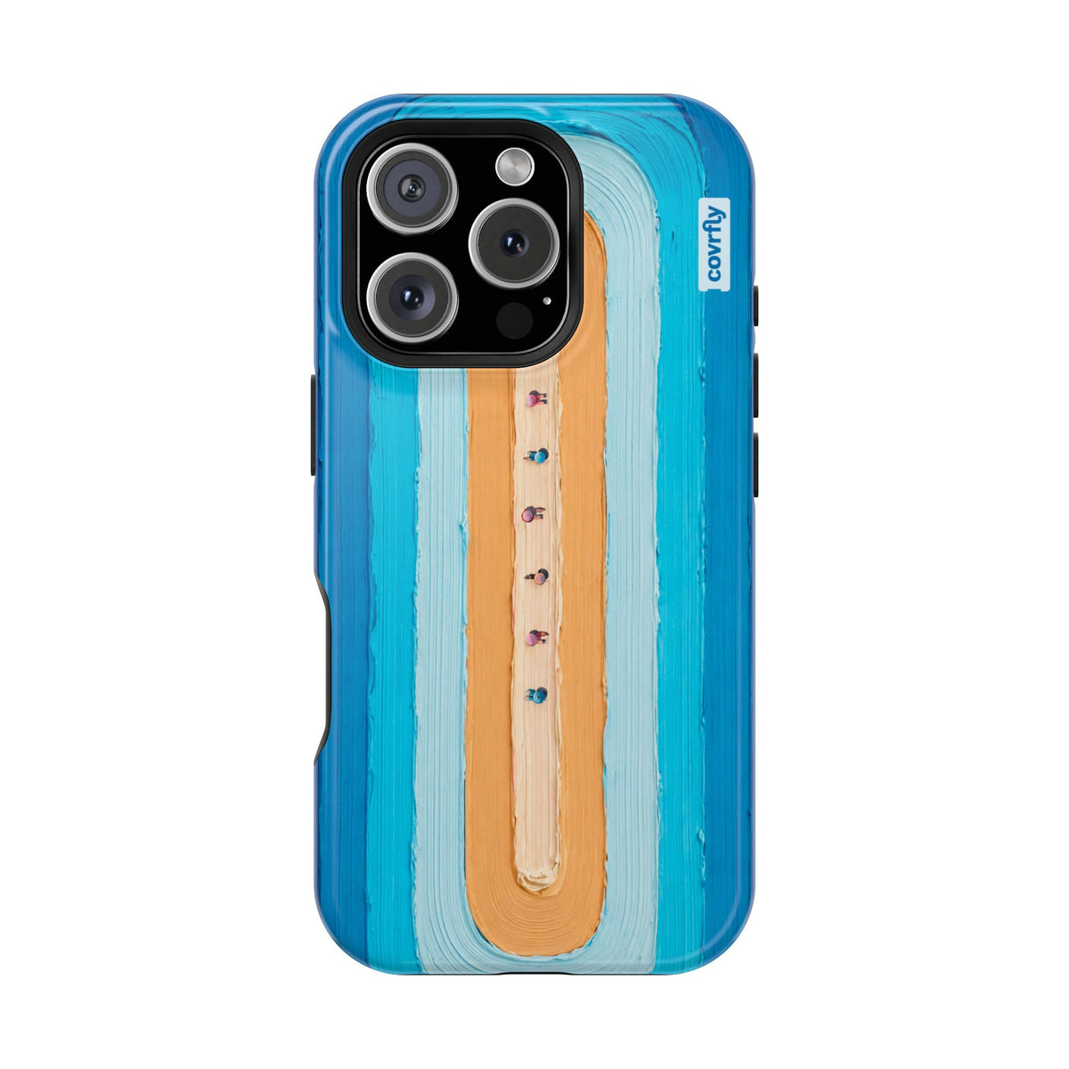 Funda Mar Miniatura para iPhone 16 Pro - View 1 - Diseño Premium covrfly