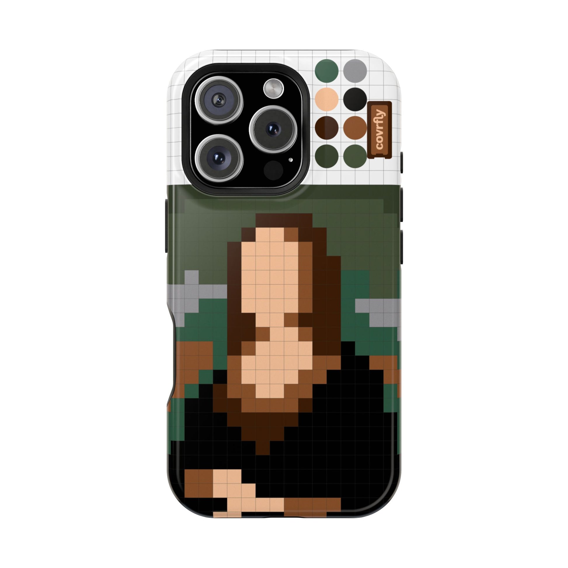 Funda Pixel Lisa para iPhone 16 Pro - View 1 - Diseño Premium covrfly