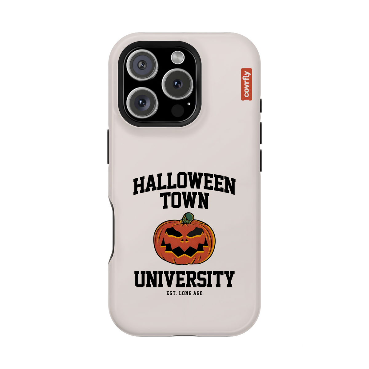 Funda Spooky Alumni para iPhone 16 Pro - View 1 - Diseño Premium covrfly