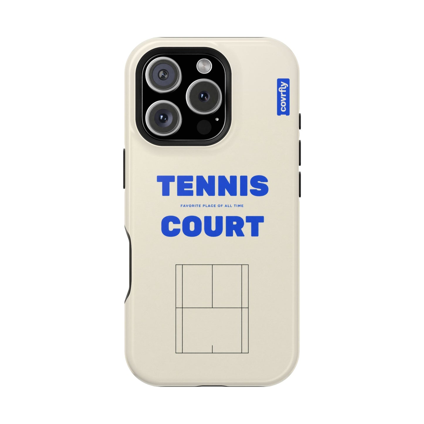 Funda Tennis Court para iPhone 16 Pro - View 1 - Diseño Premium covrfly