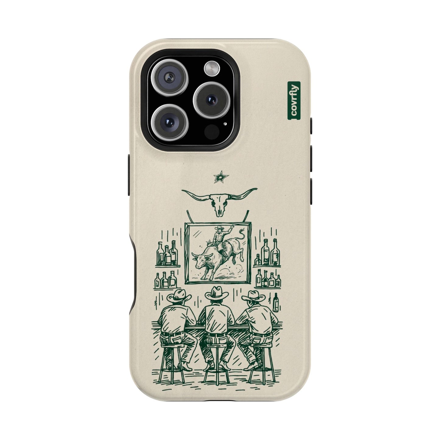 Funda Tres Sillas para iPhone 16 Pro - View 1 - Diseño Premium covrfly
