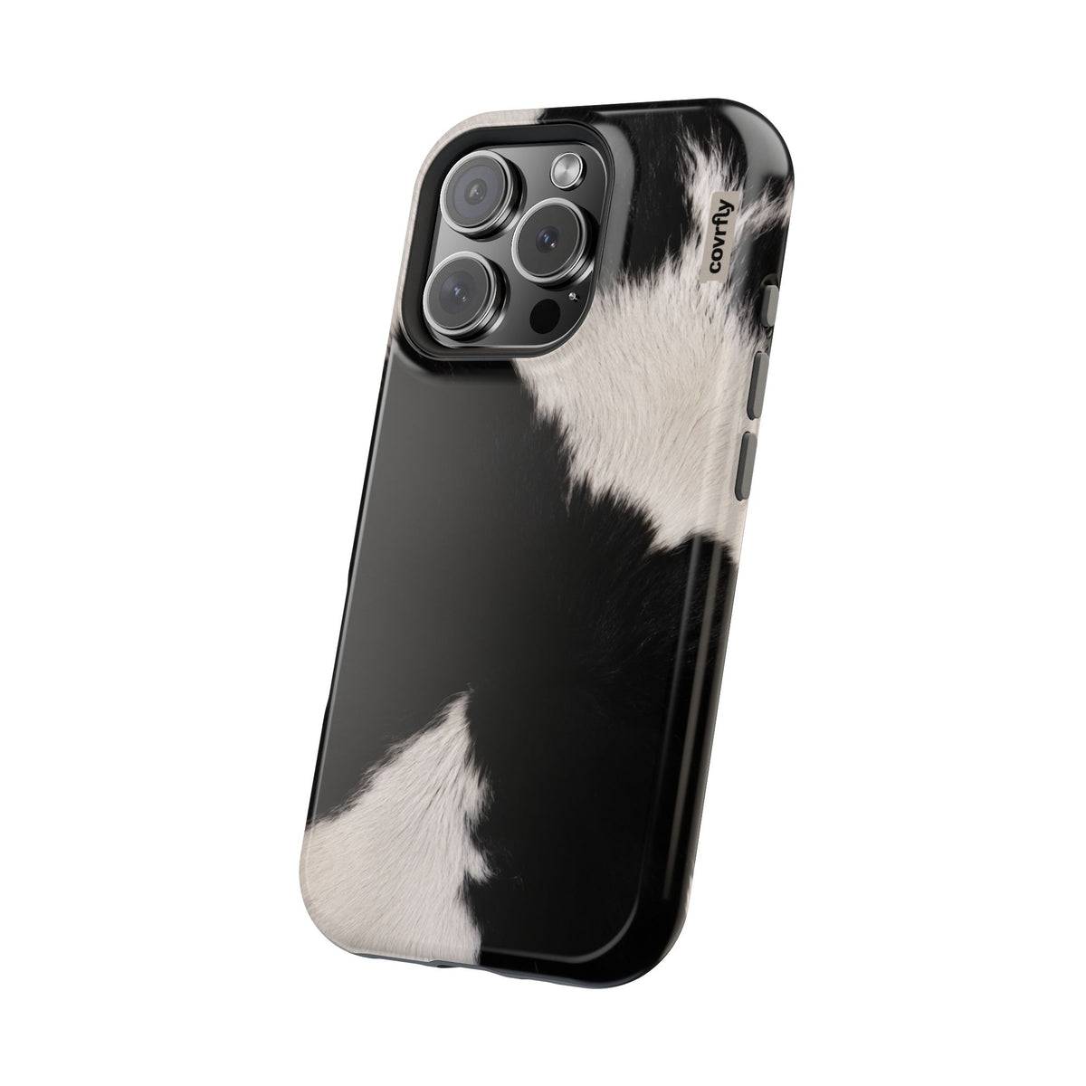 Funda Blanco, negro, punto. para iPhone 16 Pro - View 2 - Diseño Premium covrfly
