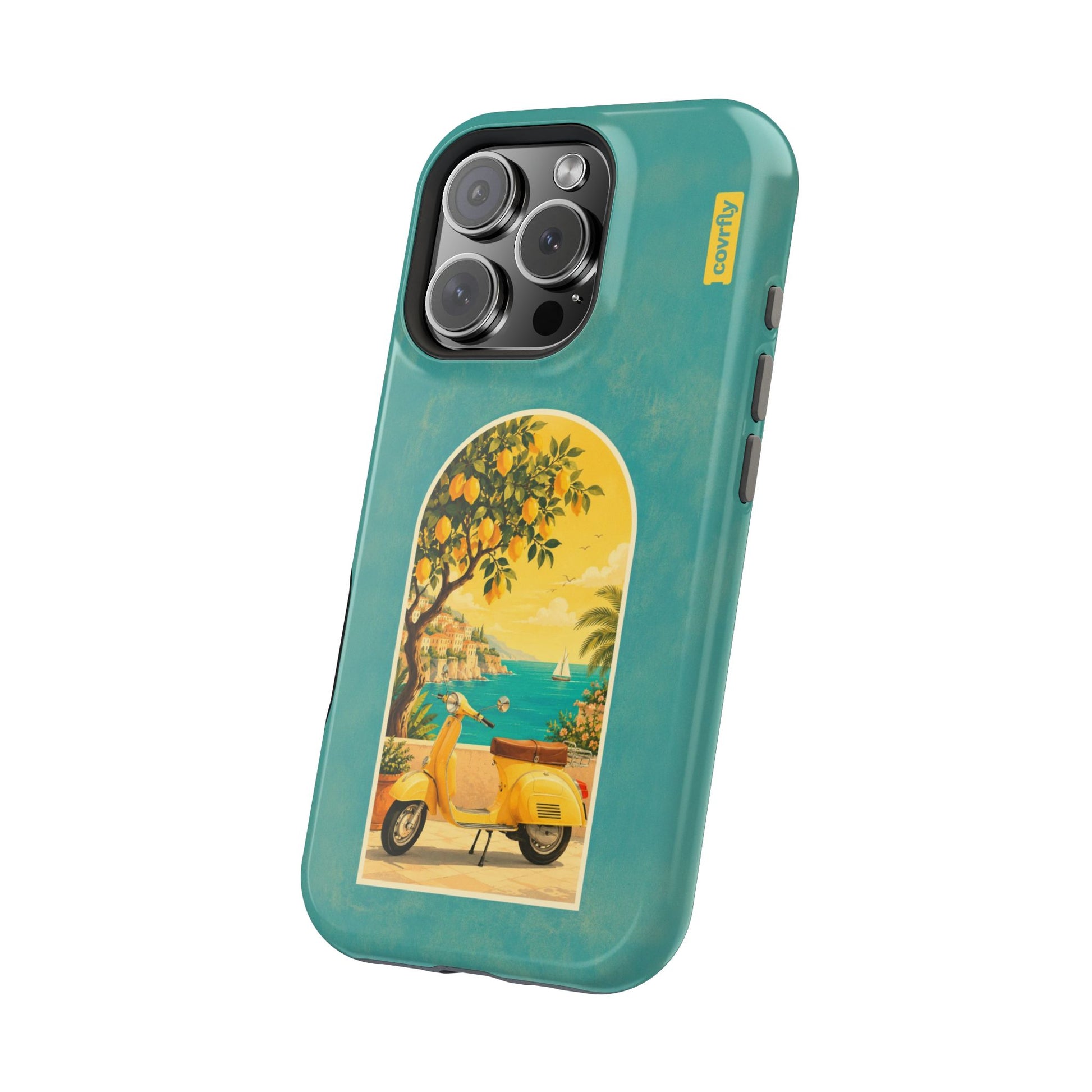 Funda Costa Quieta para iPhone 16 Pro - View 2 - Diseño Premium covrfly