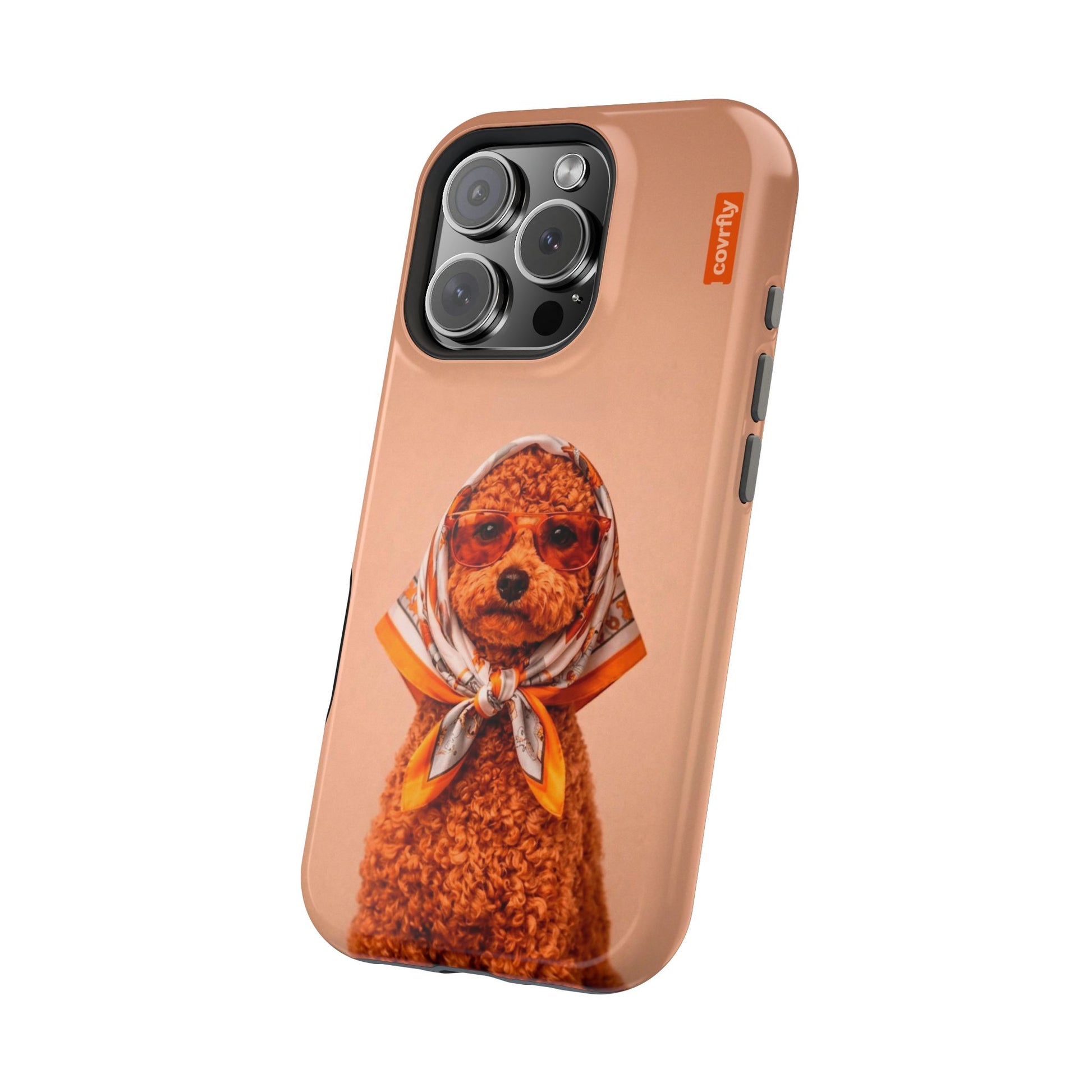 Funda Couture Pup para iPhone 16 Pro - View 2 - Diseño Premium covrfly