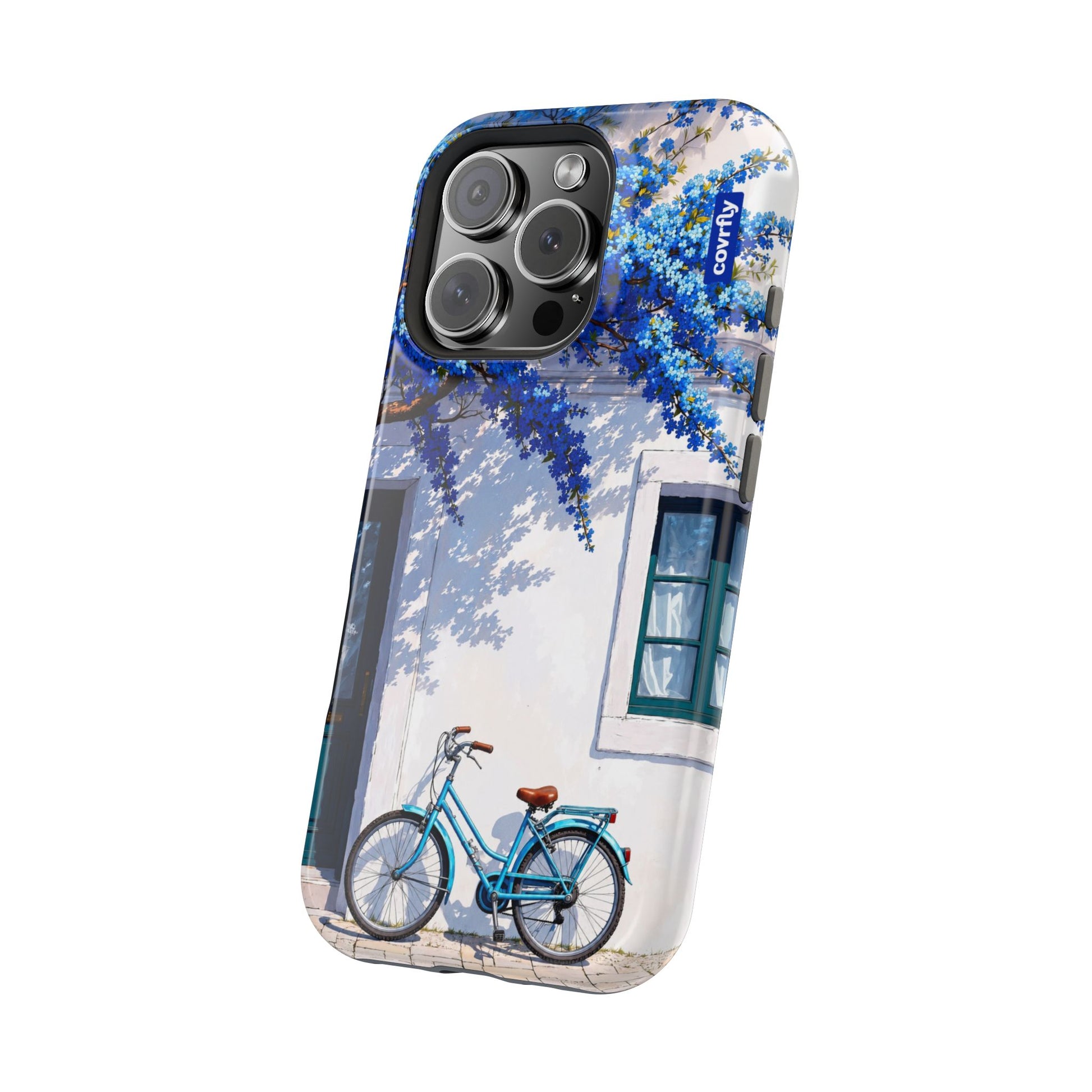 Funda Flores & Ruedas para iPhone 16 Pro - View 2 - Diseño Premium covrfly