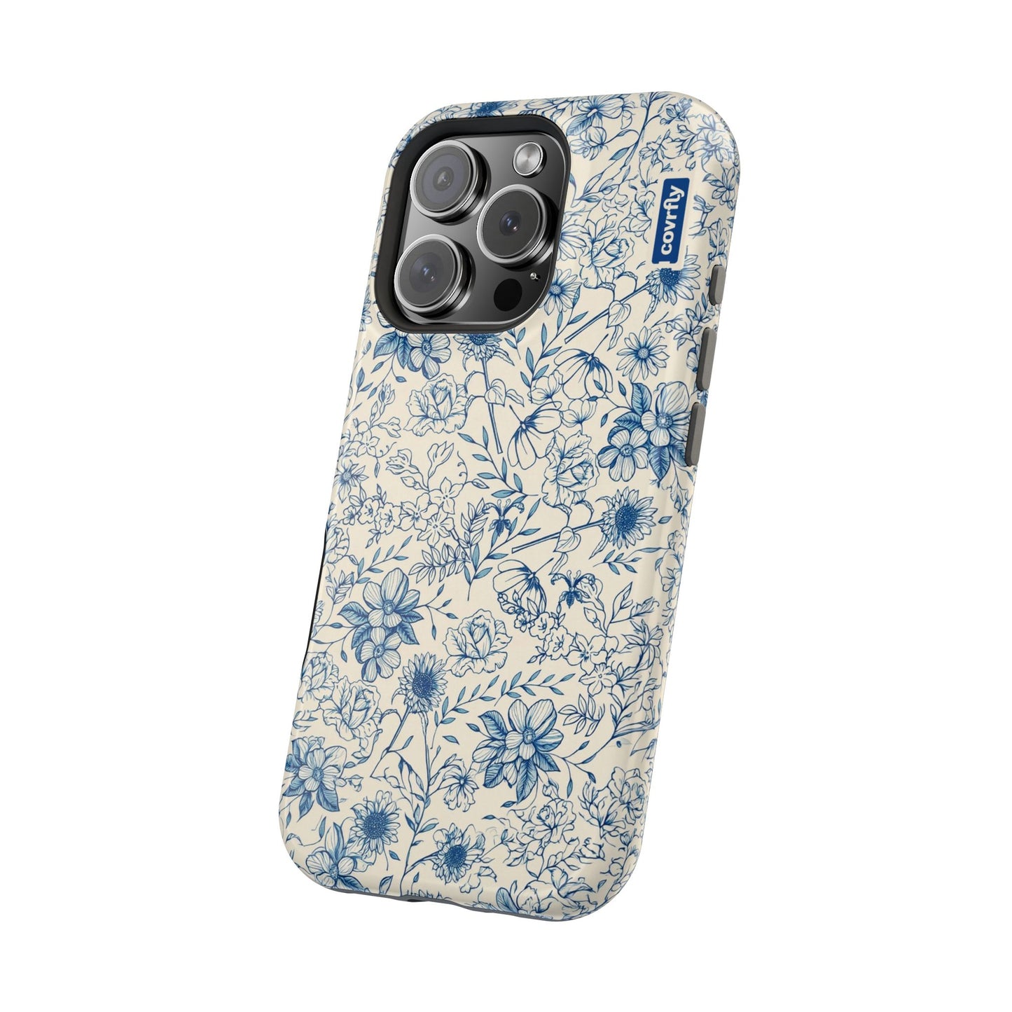 Funda Línea Botánica para iPhone 16 Pro - View 2 - Diseño Premium covrfly