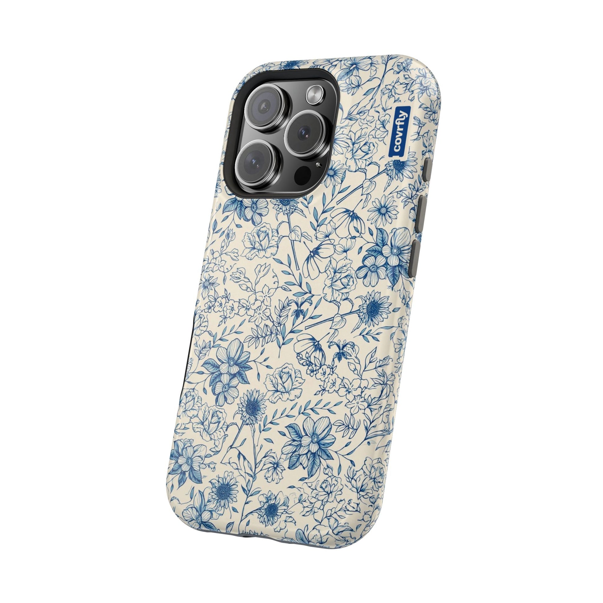 Funda Línea Botánica para iPhone 16 Pro - View 2 - Diseño Premium covrfly