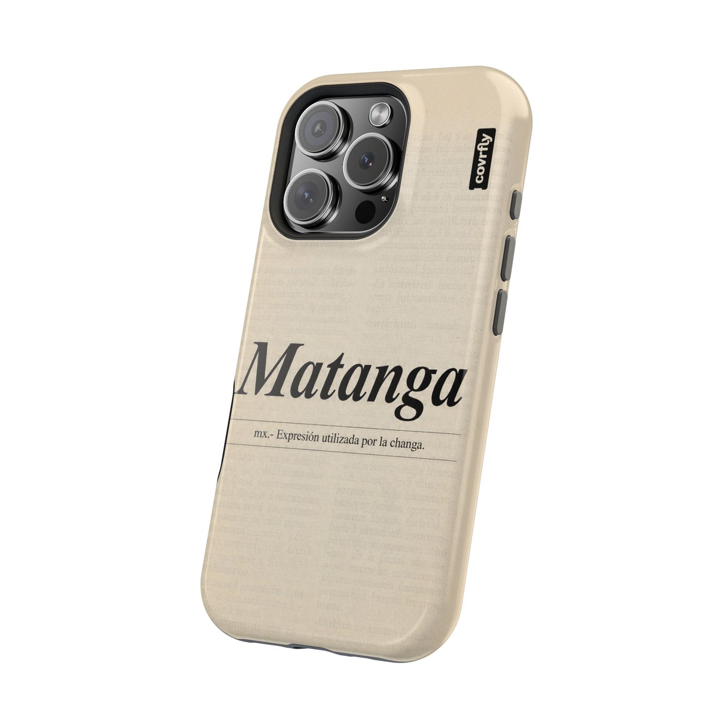 Funda Matanga Dijo para iPhone 16 Pro - View 2 - Diseño Premium covrfly