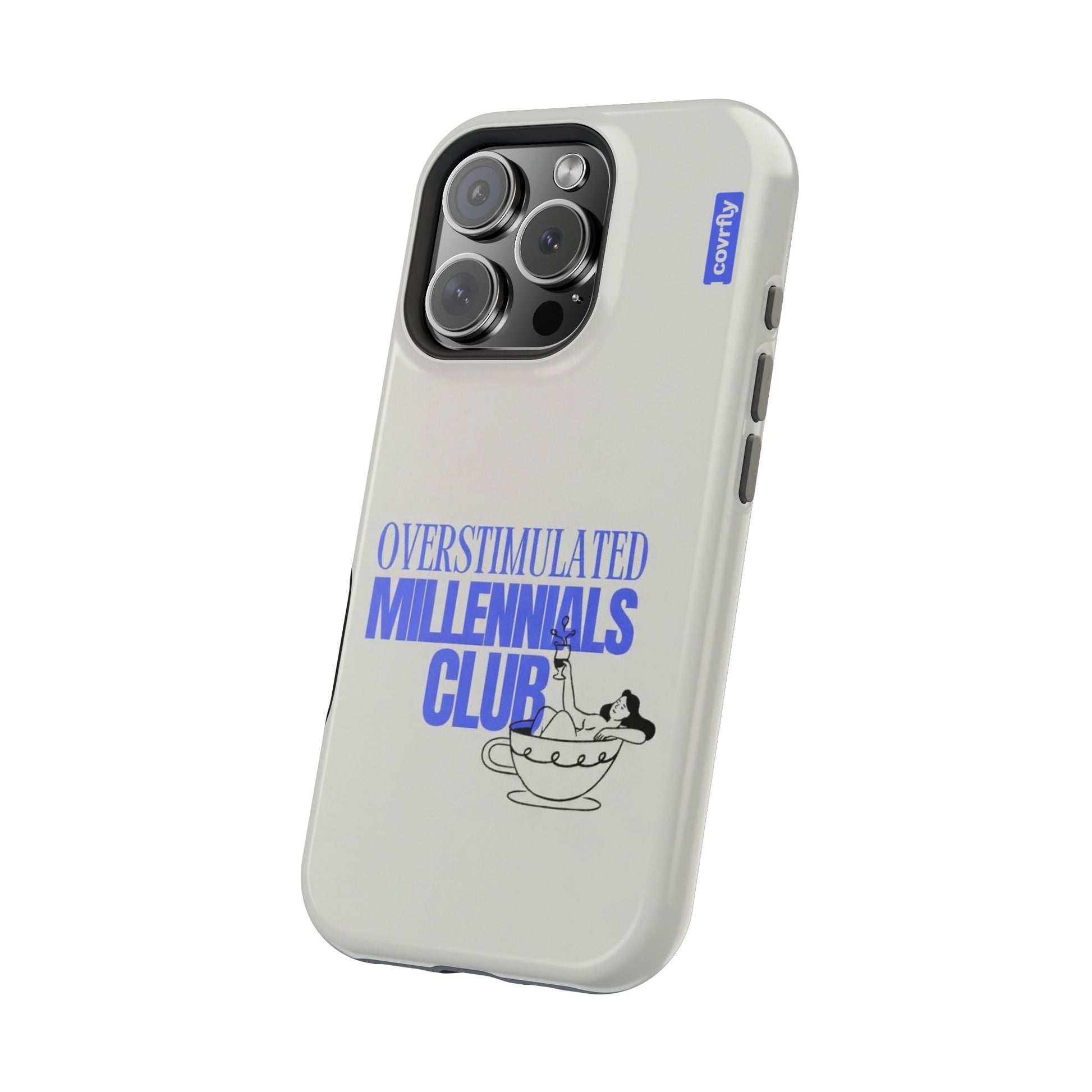 Funda Overstimulated Club para iPhone 16 Pro - View 2 - Diseño Premium covrfly