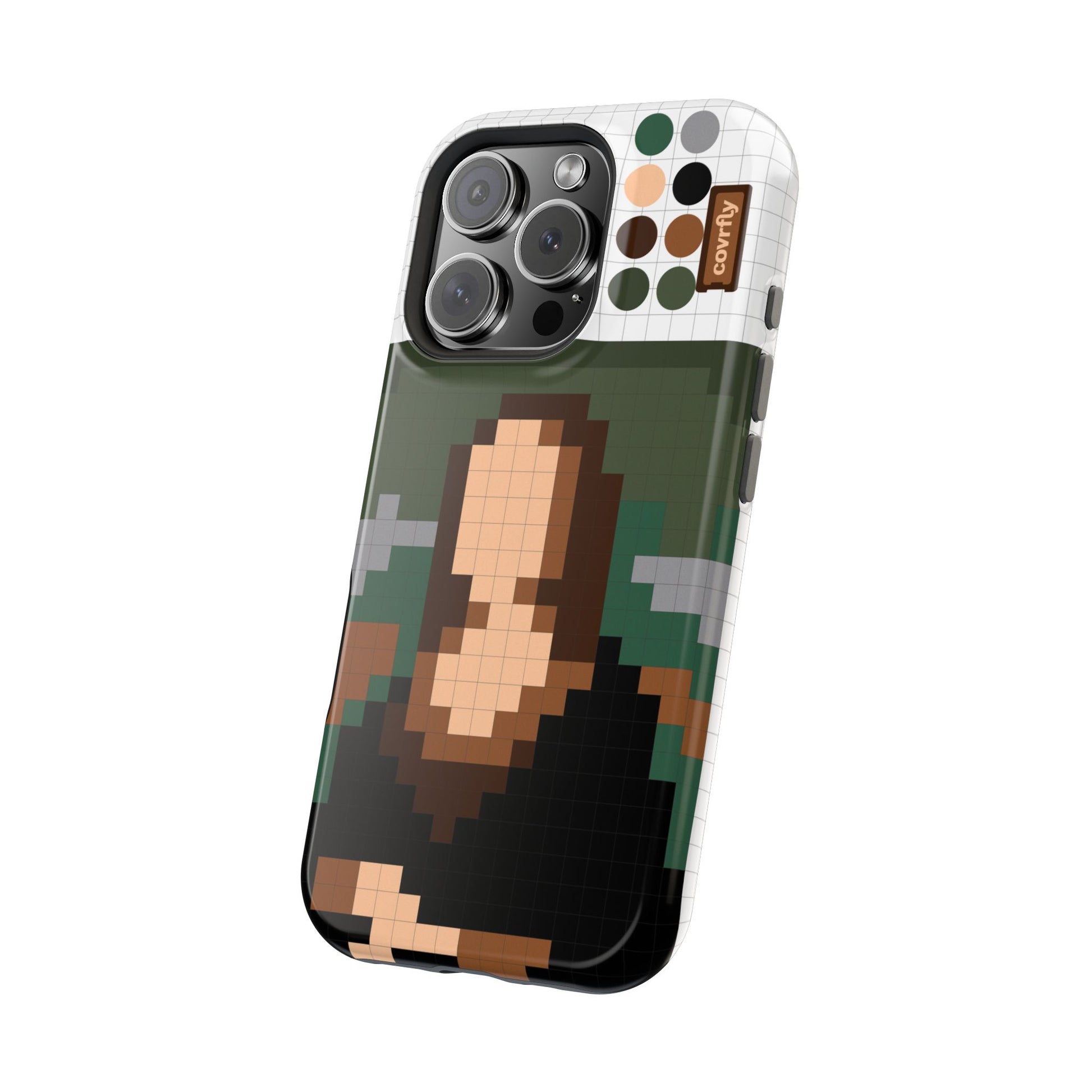 Funda Pixel Lisa para iPhone 16 Pro - View 2 - Diseño Premium covrfly