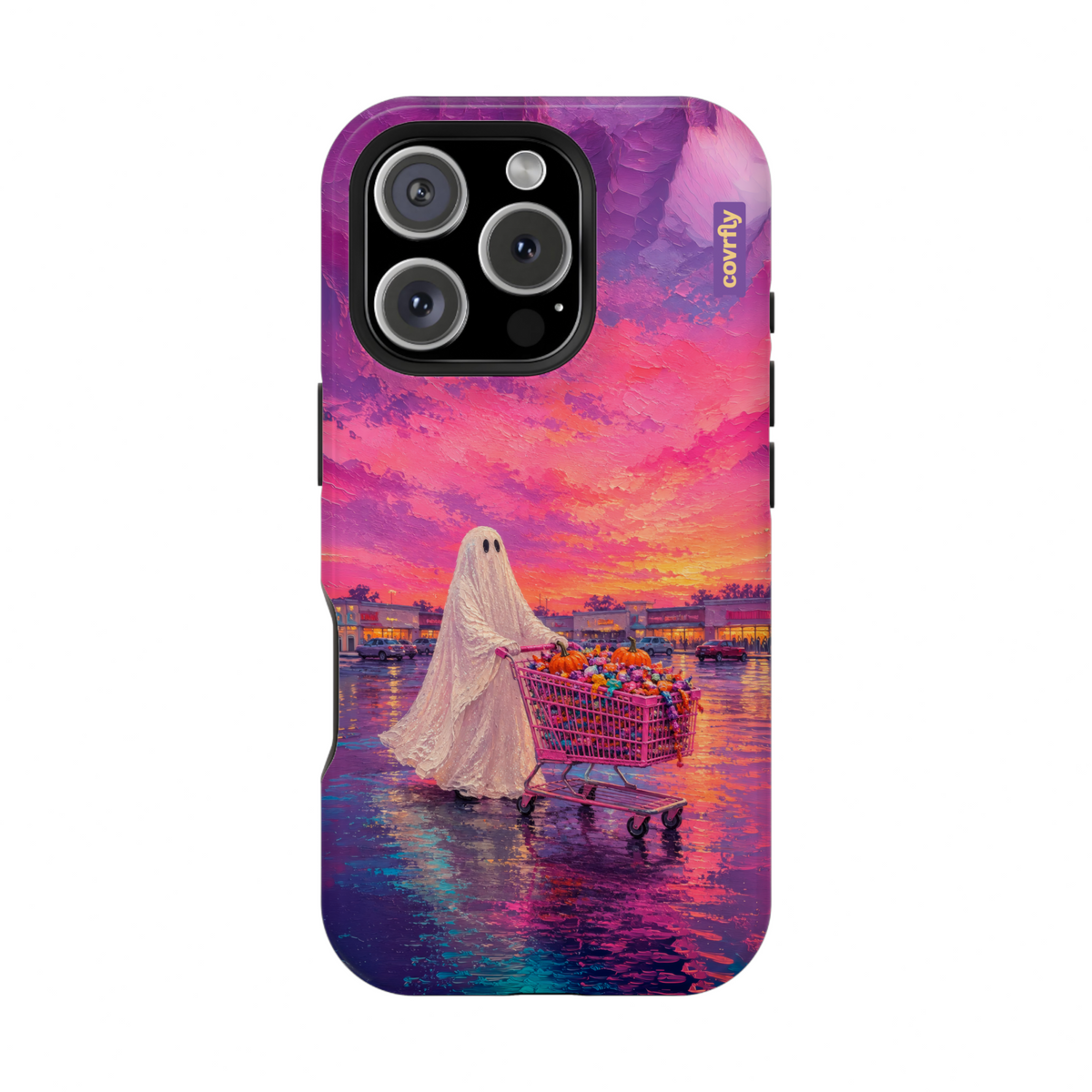 Funda Shopaholic Spirit para iPhone 16 Pro - View 2 - Diseño Premium covrfly