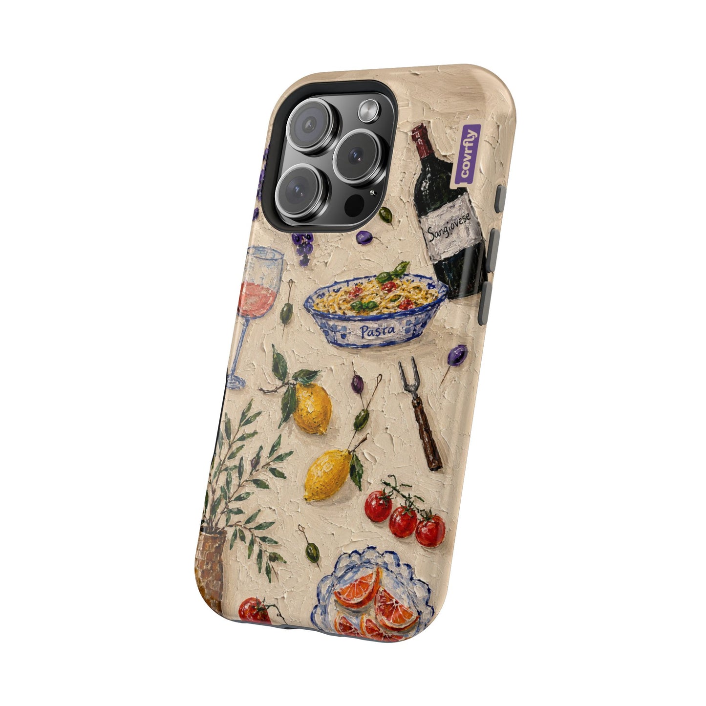 Funda Trattoria para iPhone 16 Pro - View 2 - Diseño Premium covrfly