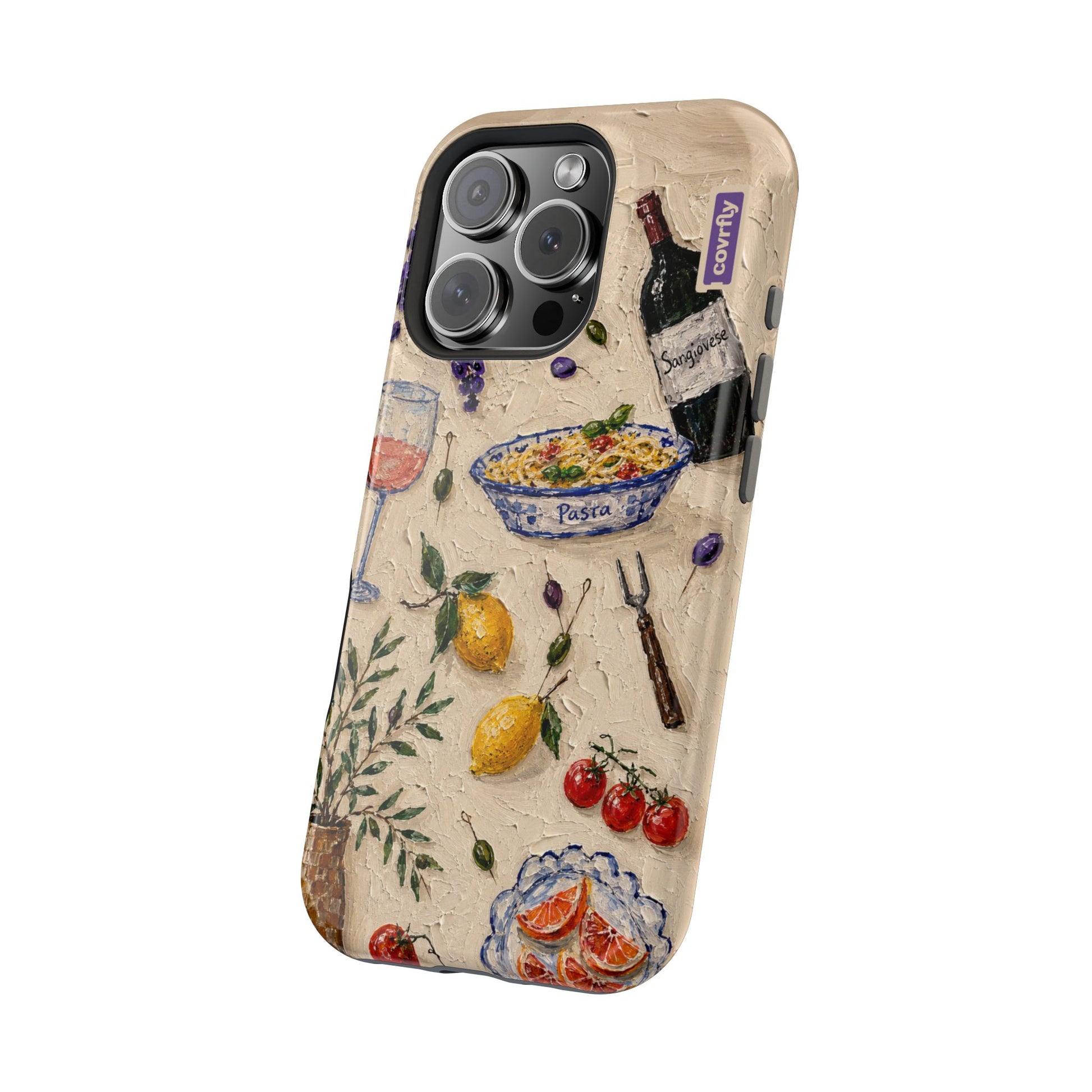 Funda Trattoria para iPhone 16 Pro - View 2 - Diseño Premium covrfly
