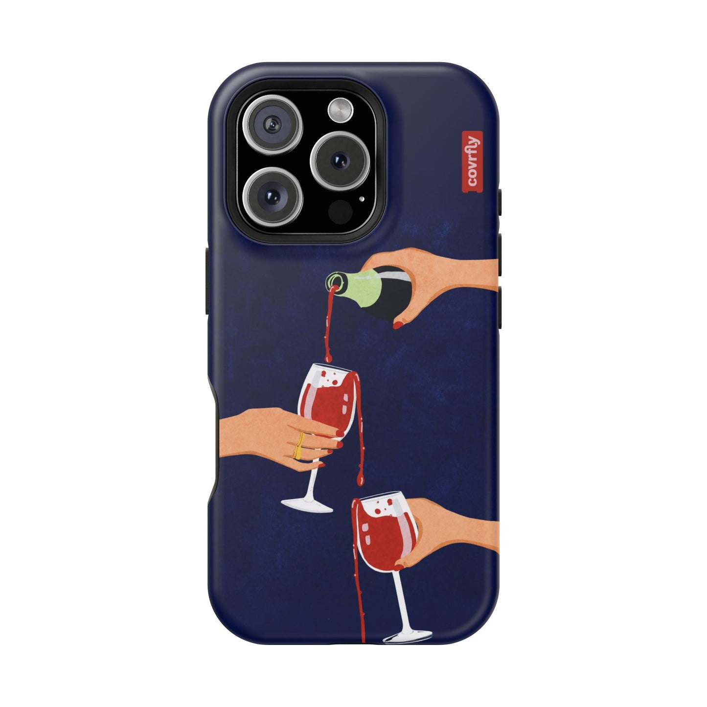 Funda Cheers Caos para iPhone 16 Pro Matte Premium - View 1 - Diseño Premium covrfly