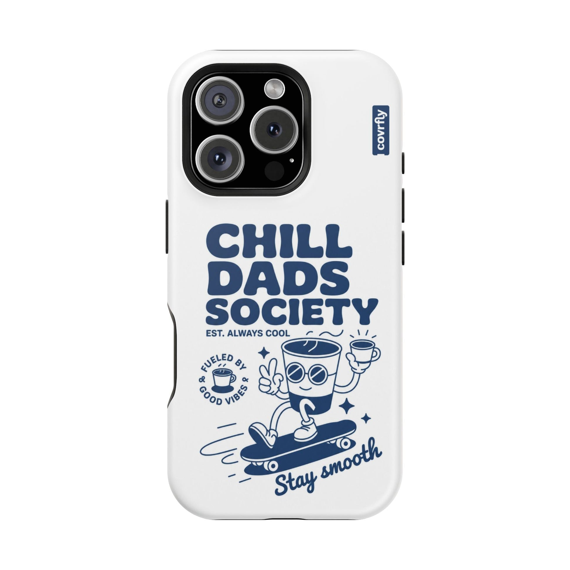 Funda Chill Dads para iPhone 16 Pro Matte Premium - View 1 - Diseño Premium covrfly
