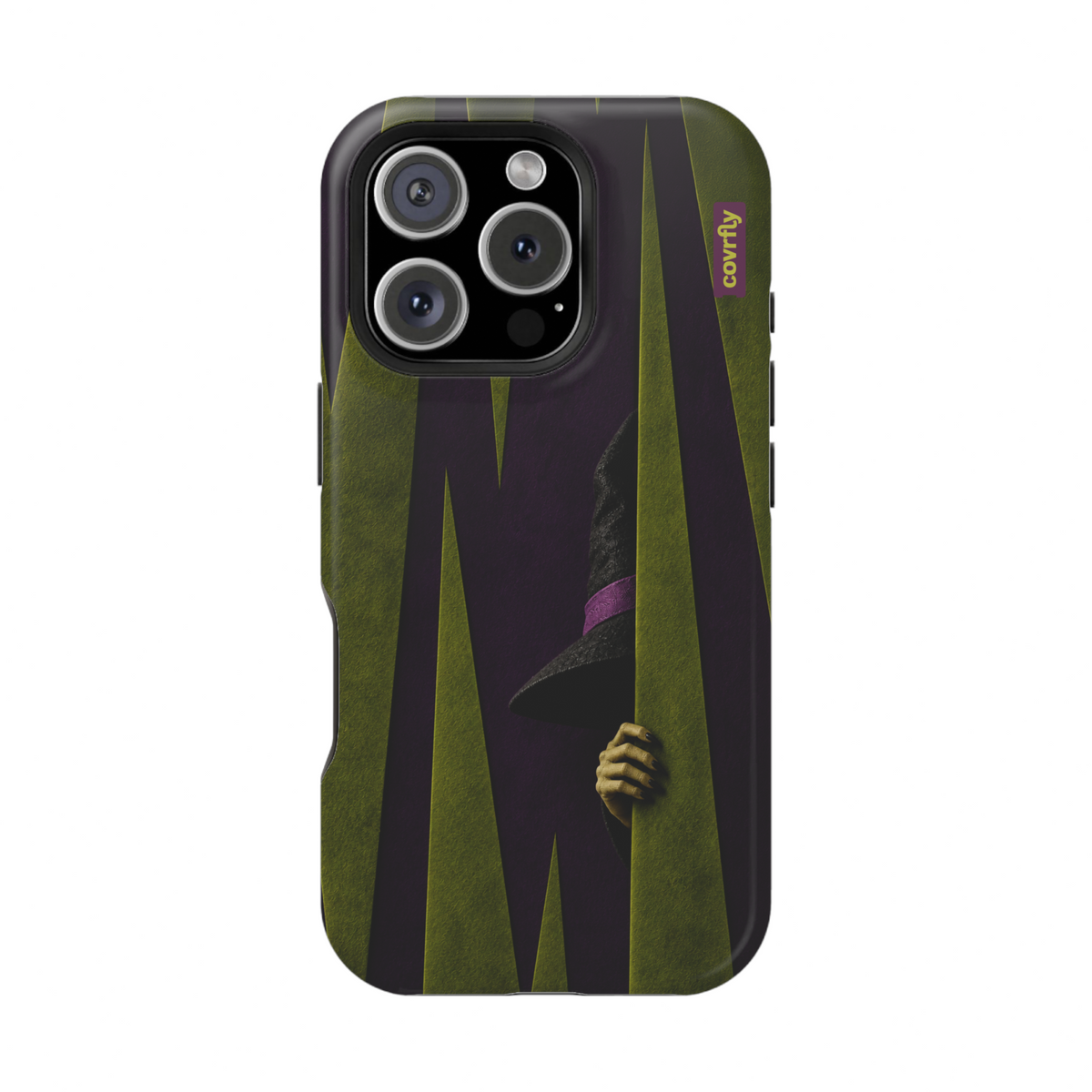Funda Modo Bruja para iPhone 16 Pro Matte Premium - View 1 - Diseño Premium covrfly