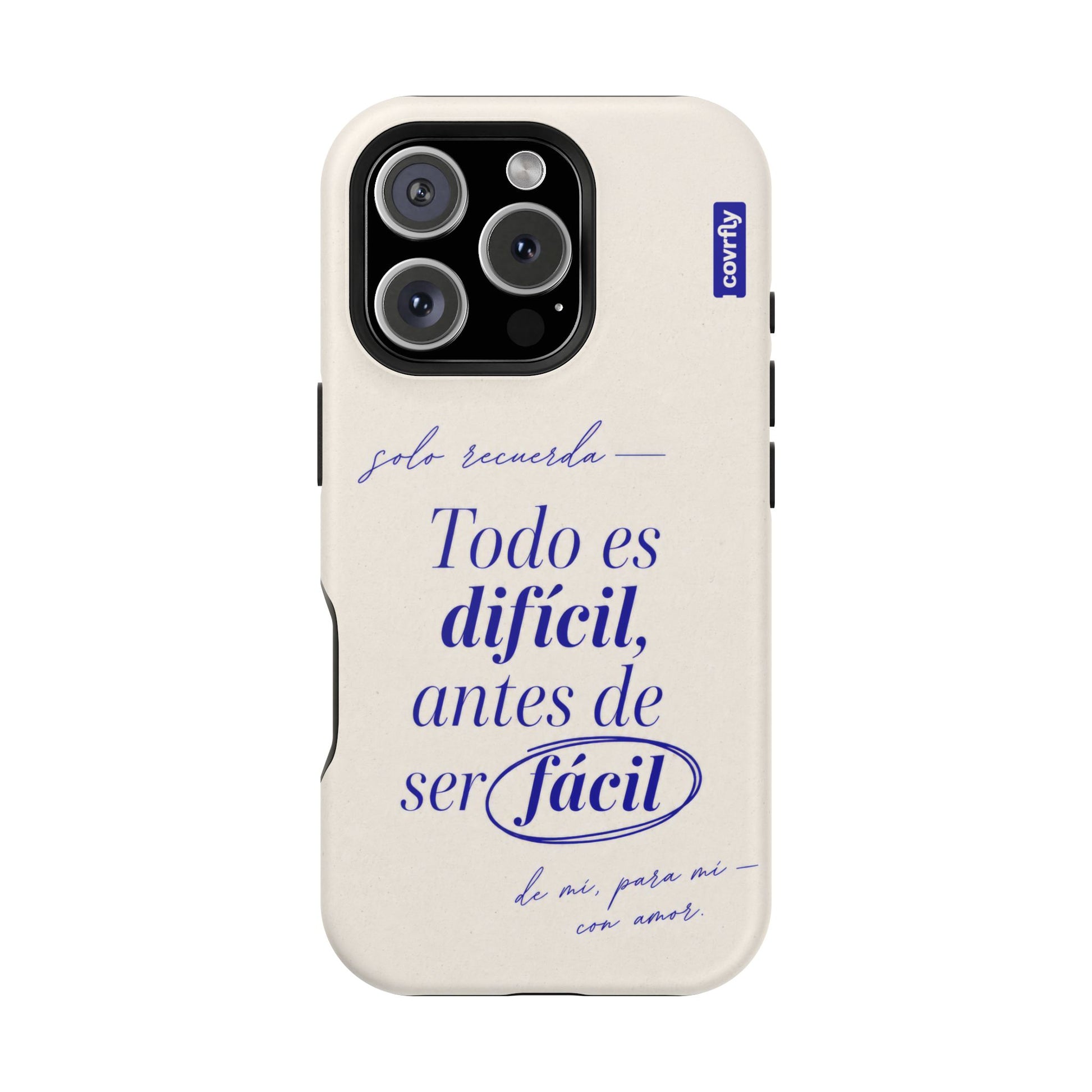 Funda Nota Propia para iPhone 16 Pro Matte Premium - View 1 - Diseño Premium covrfly