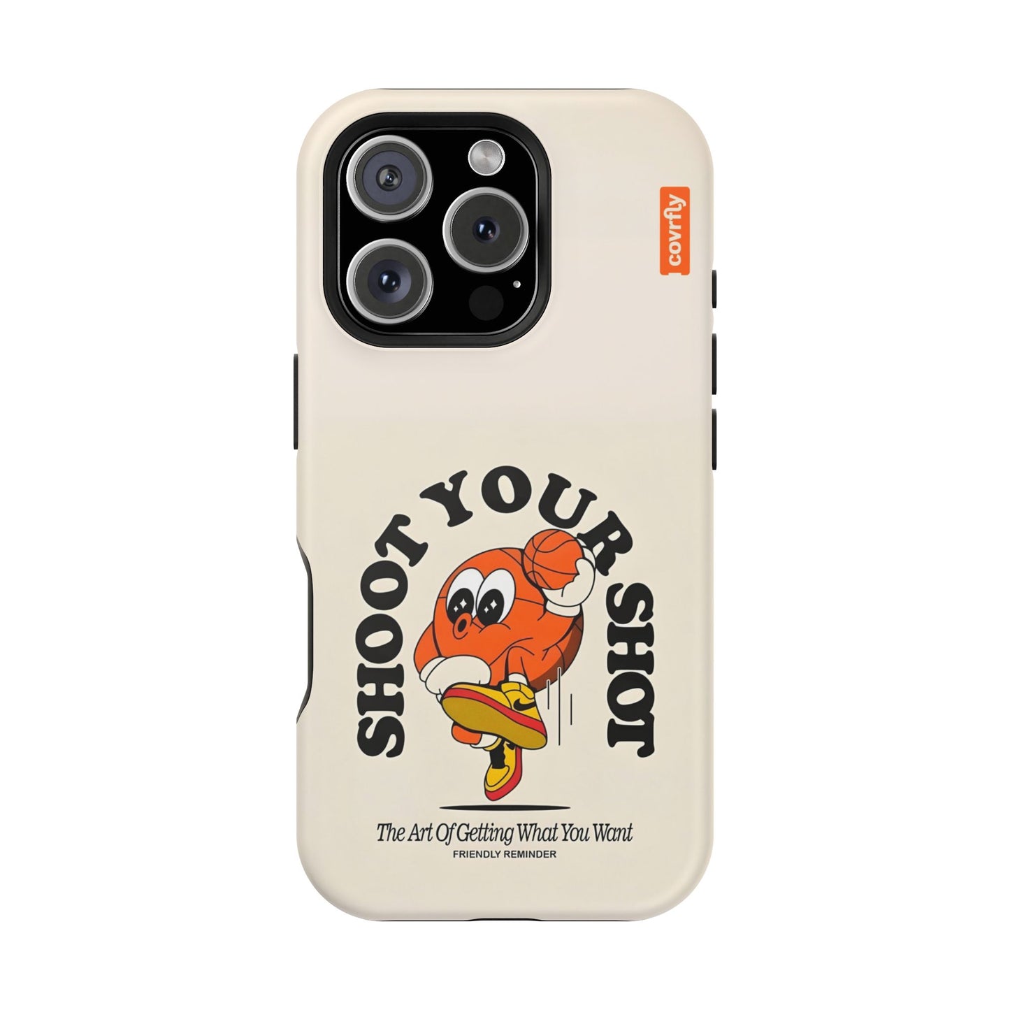 Funda Shoot Your Shot para iPhone 16 Pro Matte Premium - View 1 - Diseño Premium covrfly