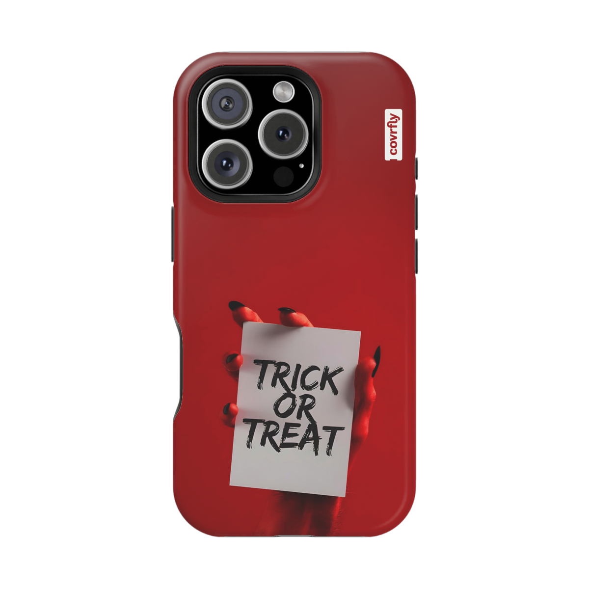 Funda Trick or Treat para iPhone 16 Pro Matte Premium - View 1 - Diseño Premium covrfly