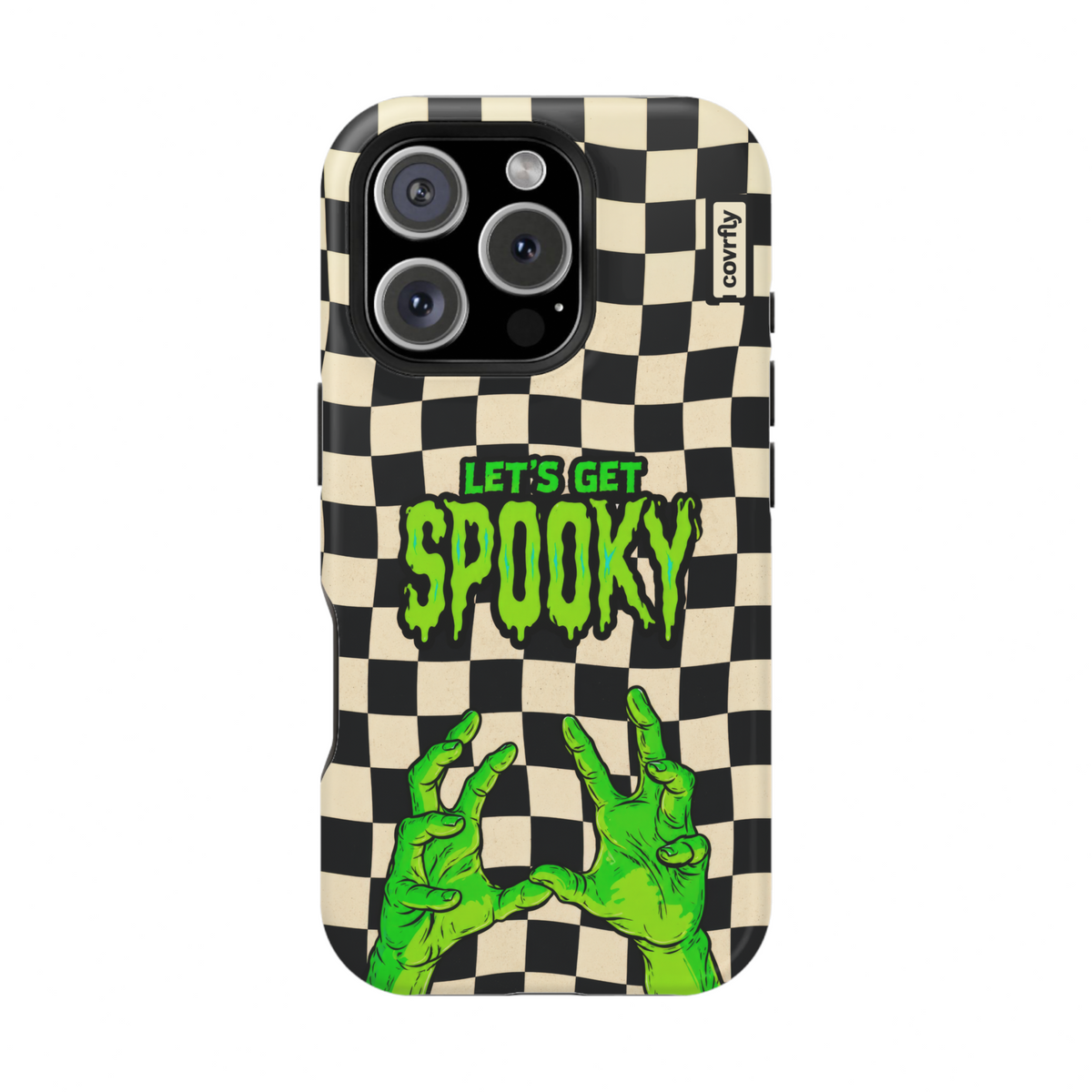 Funda Zombie Rave para iPhone 16 Pro Matte Premium - View 1 - Diseño Premium covrfly
