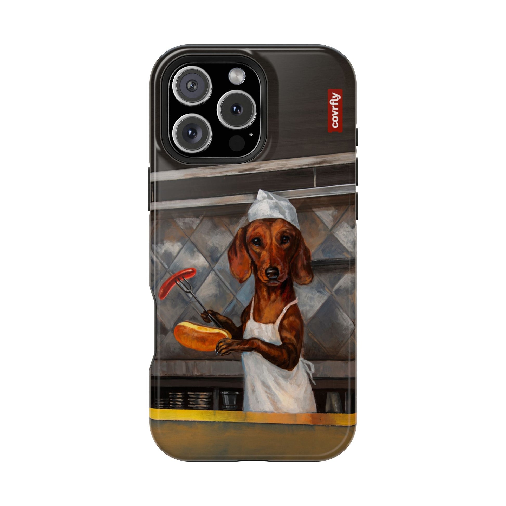 Funda Chef Salchicha para iPhone 16 Pro Max - View 1 - Diseño Premium covrfly