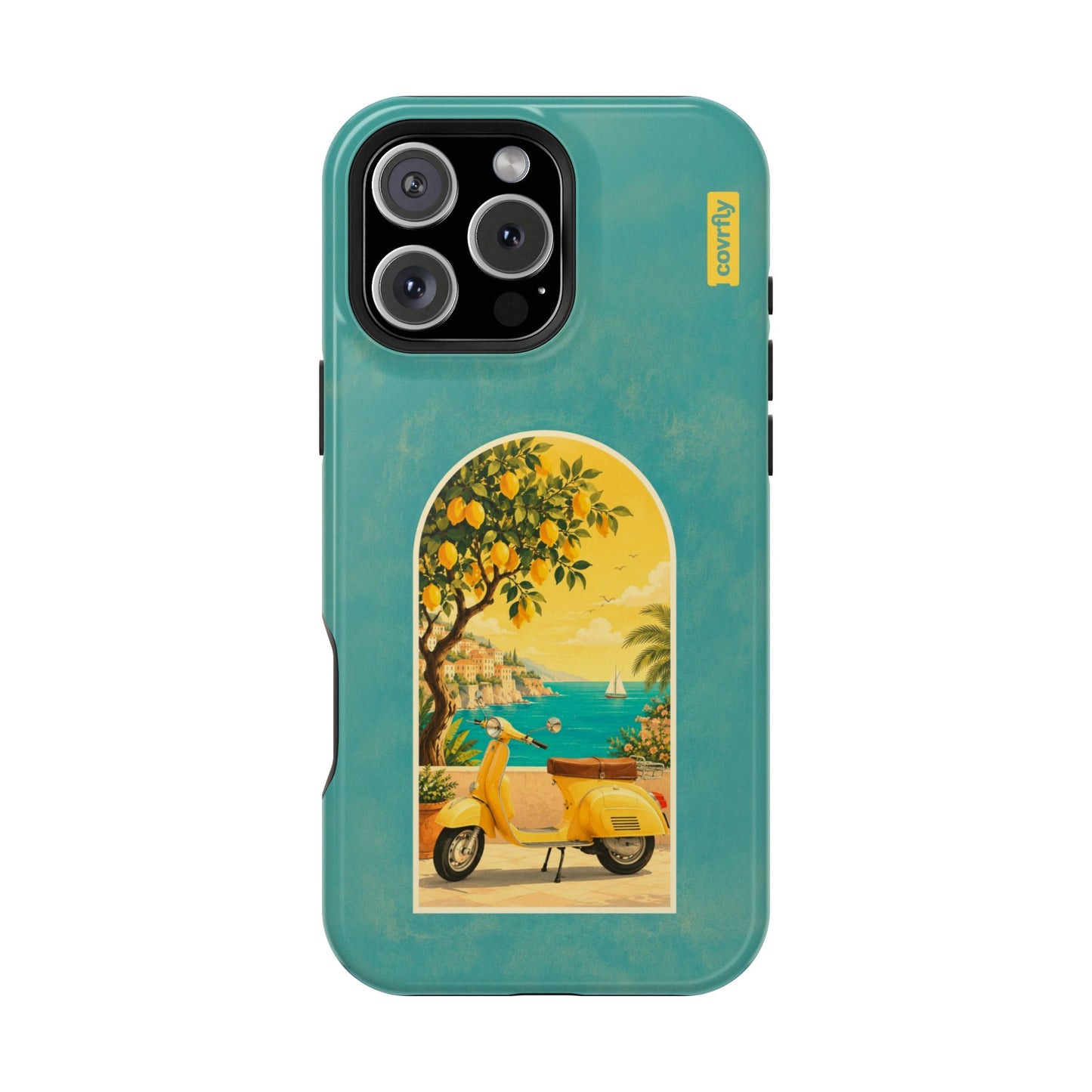 Funda Costa Quieta para iPhone 16 Pro Max - View 1 - Diseño Premium covrfly