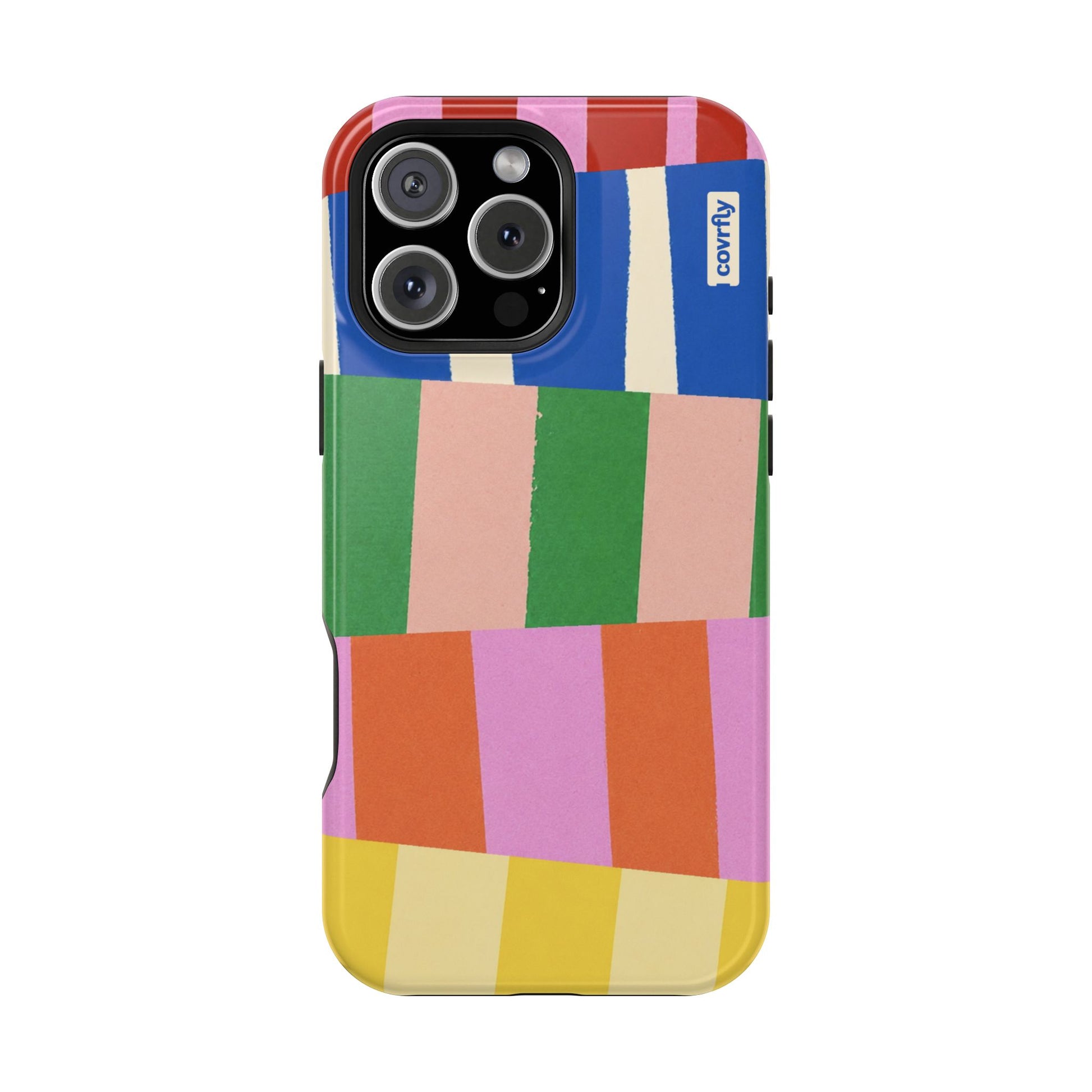 Funda Franjas Rotas para iPhone 16 Pro Max - View 1 - Diseño Premium covrfly