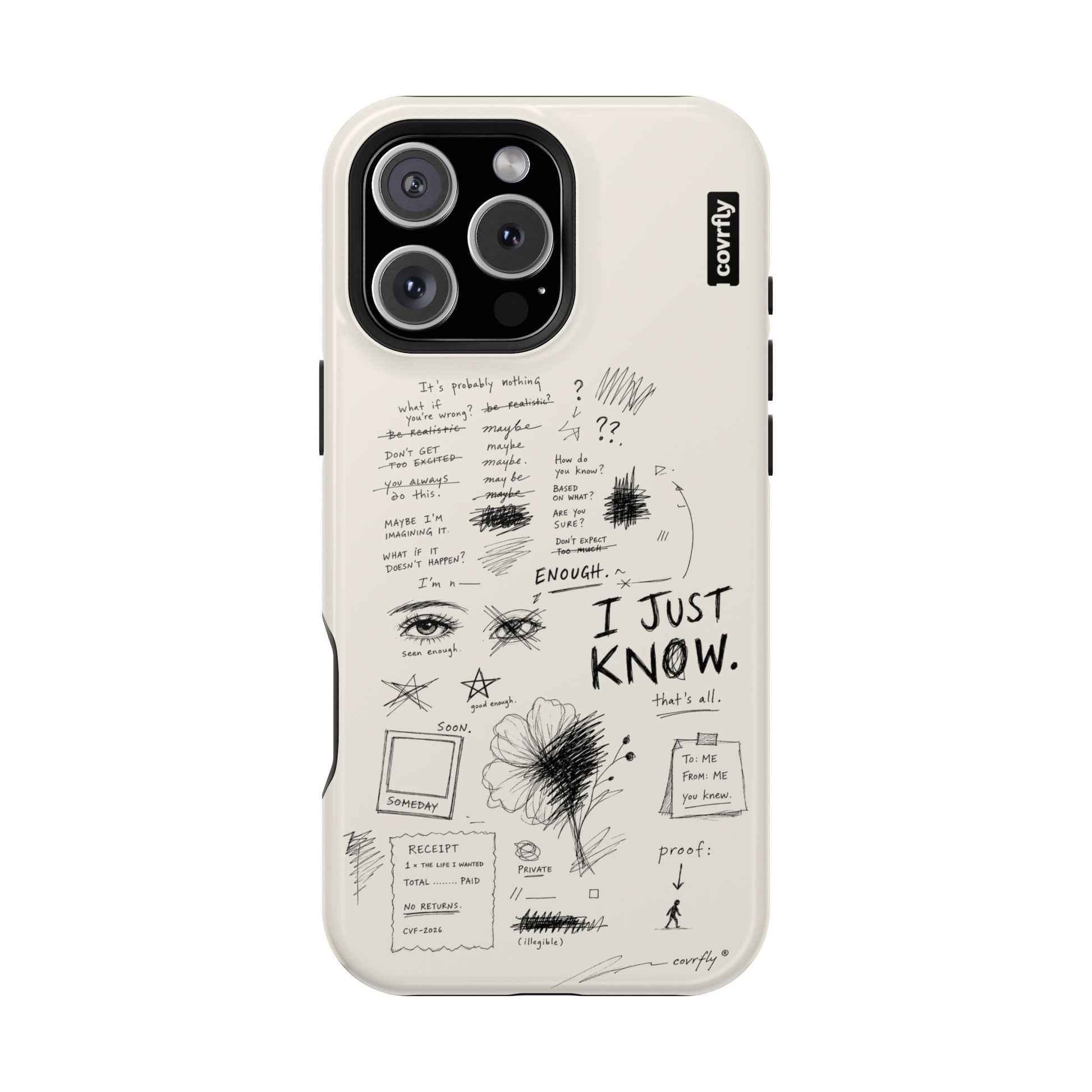 Funda I Just Know para iPhone 16 Pro Max - View 1 - Diseño Premium covrfly