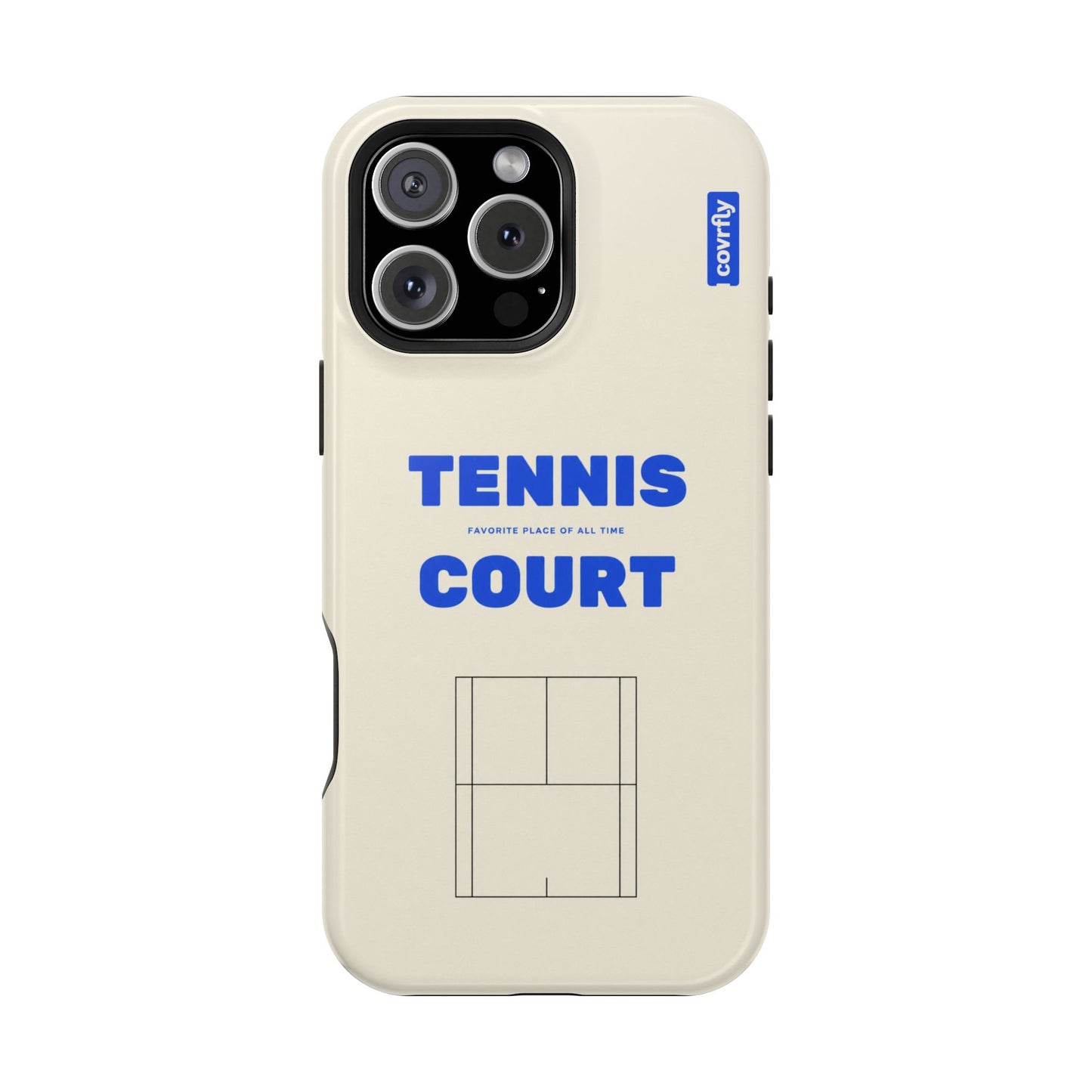 Funda Tennis Court para iPhone 16 Pro Max - View 1 - Diseño Premium covrfly