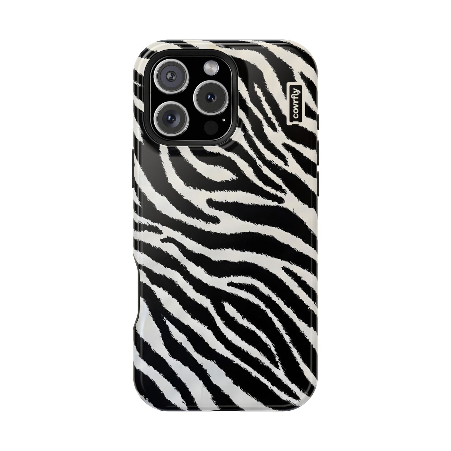 Funda Zebra Mode para iPhone 16 Pro Max - View 1 - Diseño Premium covrfly