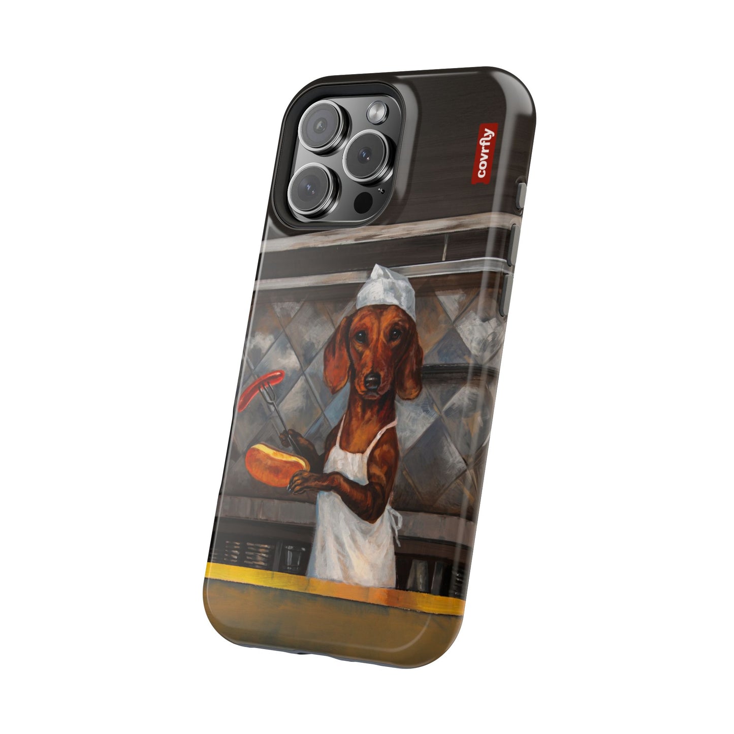 Funda Chef Salchicha para iPhone 16 Pro Max - View 2 - Diseño Premium covrfly