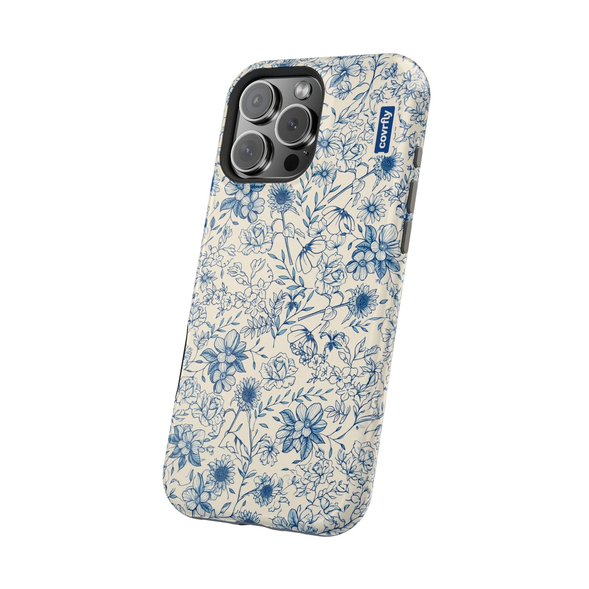 Funda Línea Botánica para iPhone 16 Pro Max - View 2 - Diseño Premium covrfly