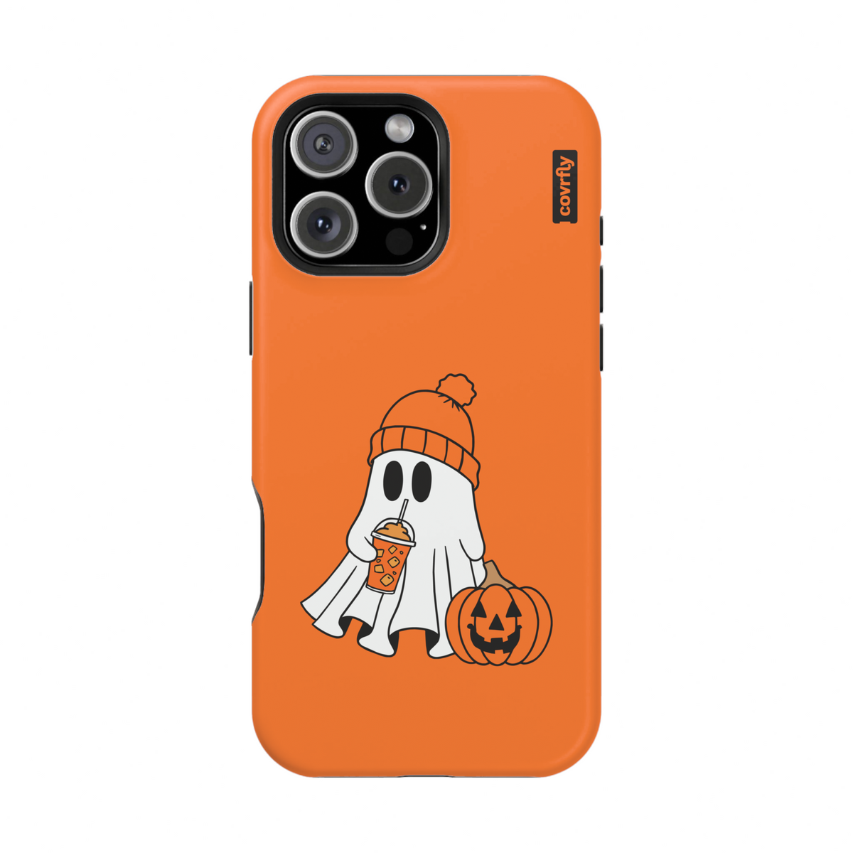 Funda Boo Latte para iPhone 16 Pro Max Matte Premium - View 1 - Diseño Premium covrfly