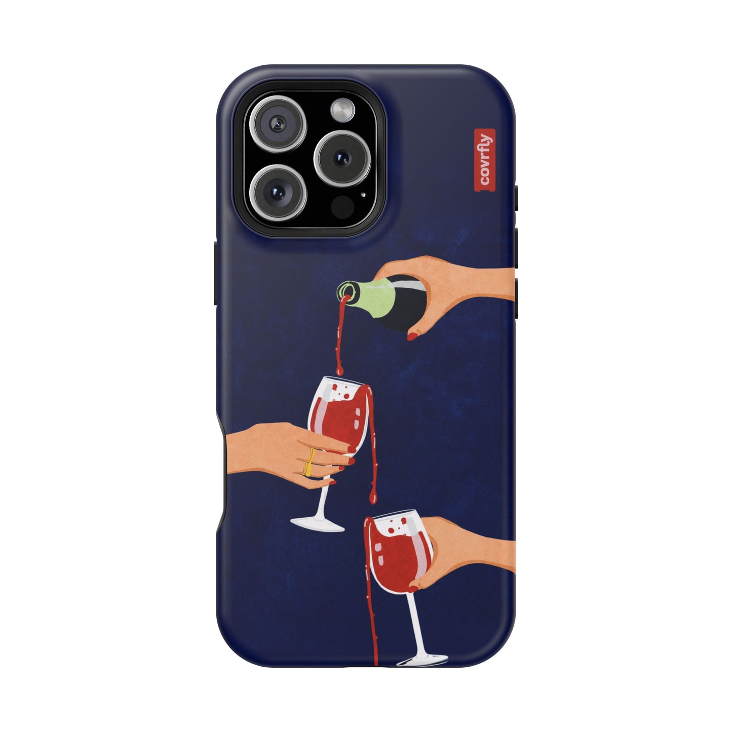 Funda Cheers Caos para iPhone 16 Pro Max Matte Premium - View 1 - Diseño Premium covrfly