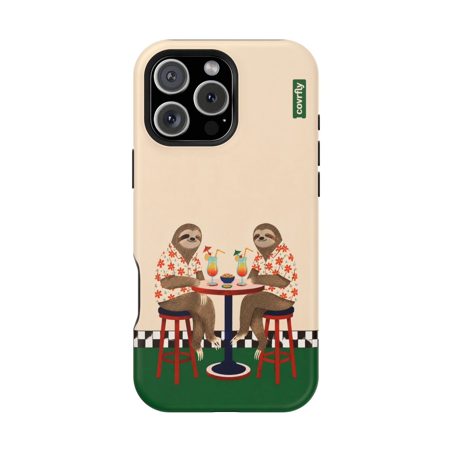 Funda Dos Perezas para iPhone 16 Pro Max Matte Premium - View 1 - Diseño Premium covrfly