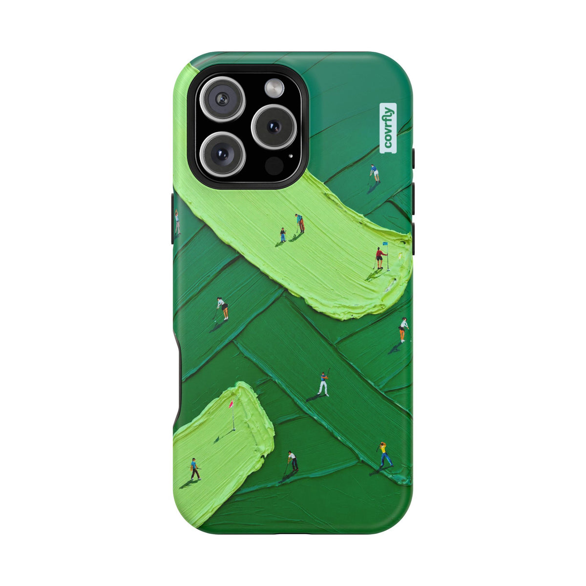 Funda Golf Miniatura para iPhone 16 Pro Max Matte Premium - View 1 - Diseño Premium covrfly