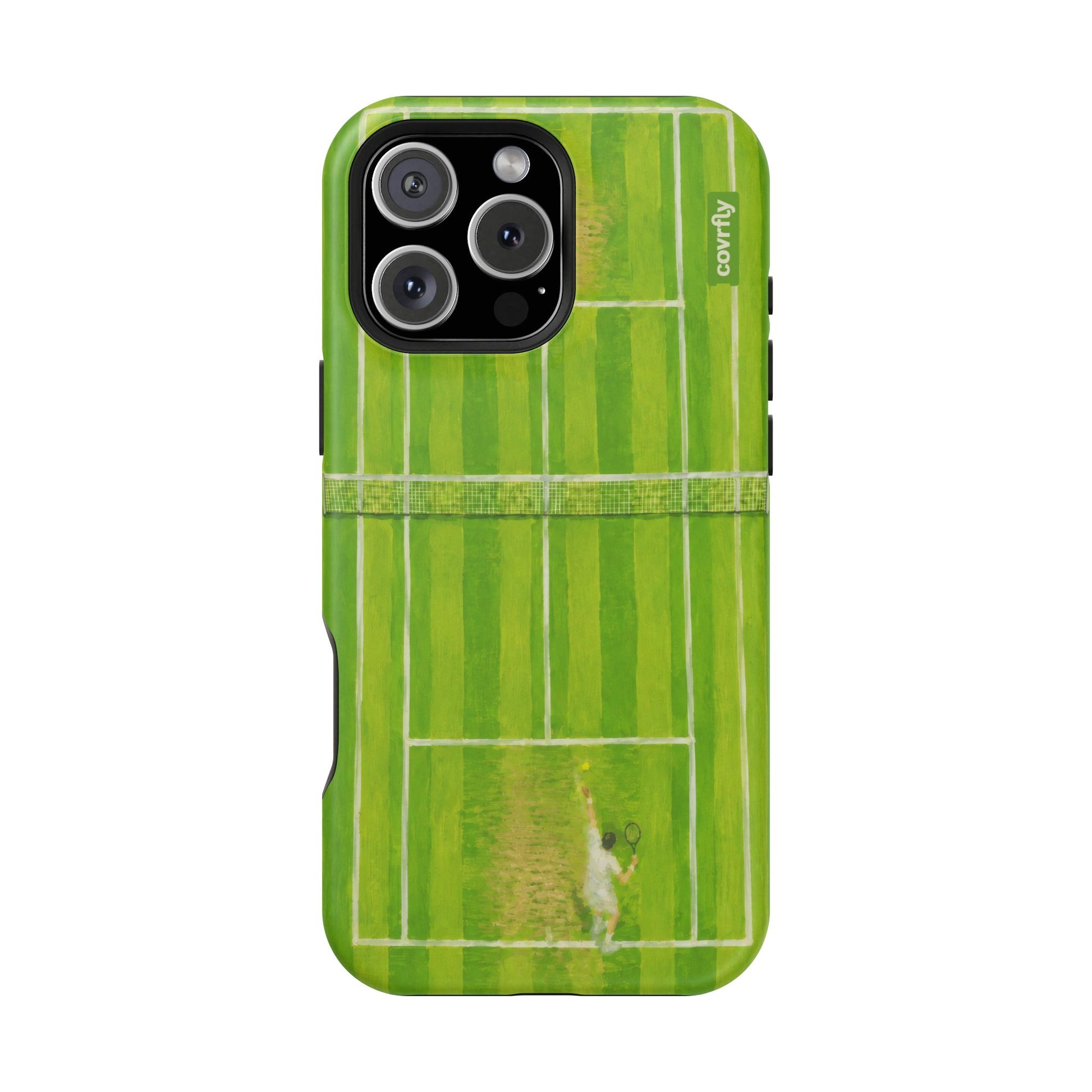 Funda Green Court para iPhone 16 Pro Max Matte Premium - View 1 - Diseño Premium covrfly