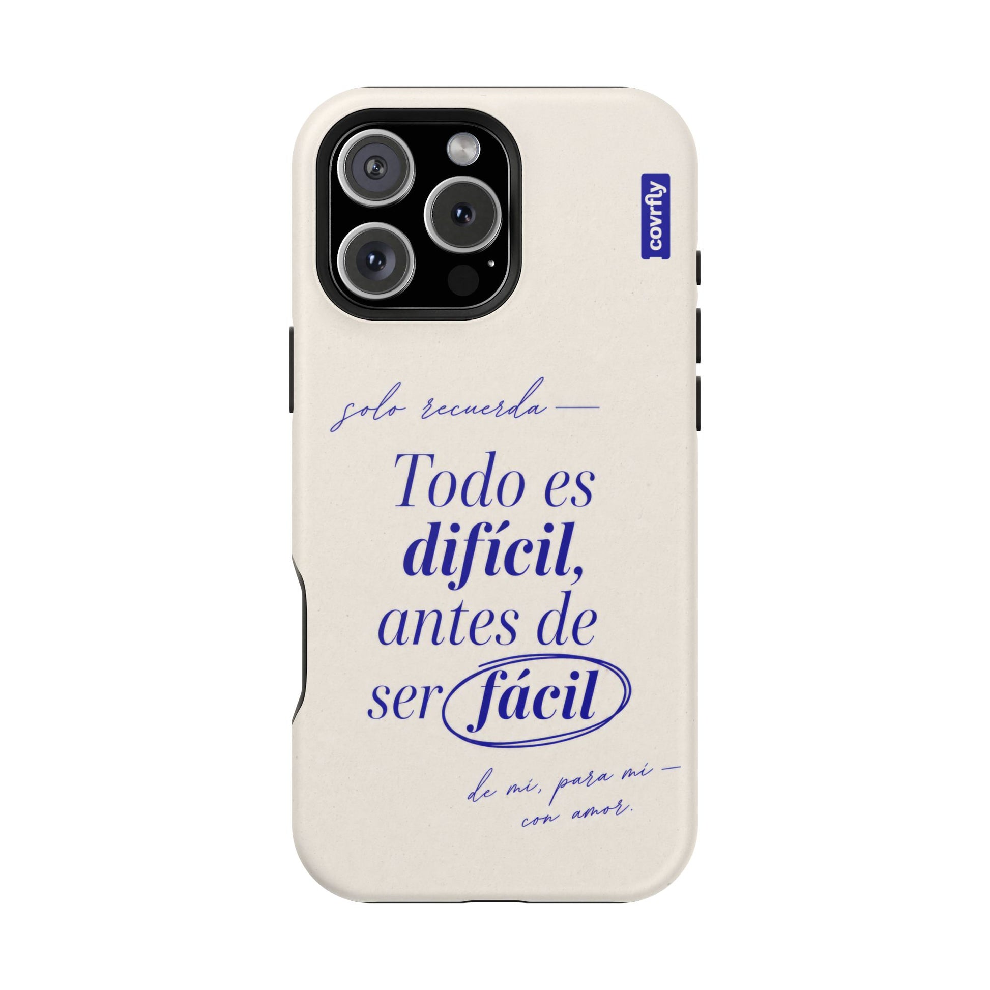 Funda Nota Propia para iPhone 16 Pro Max Matte Premium - View 1 - Diseño Premium covrfly