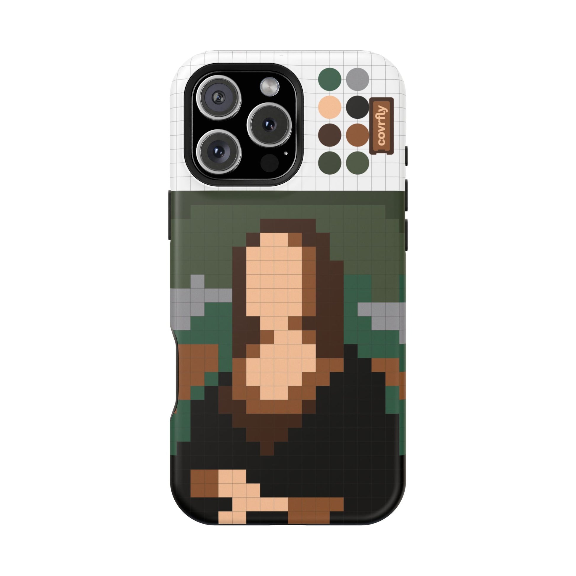 Funda Pixel Lisa para iPhone 16 Pro Max Matte Premium - View 1 - Diseño Premium covrfly