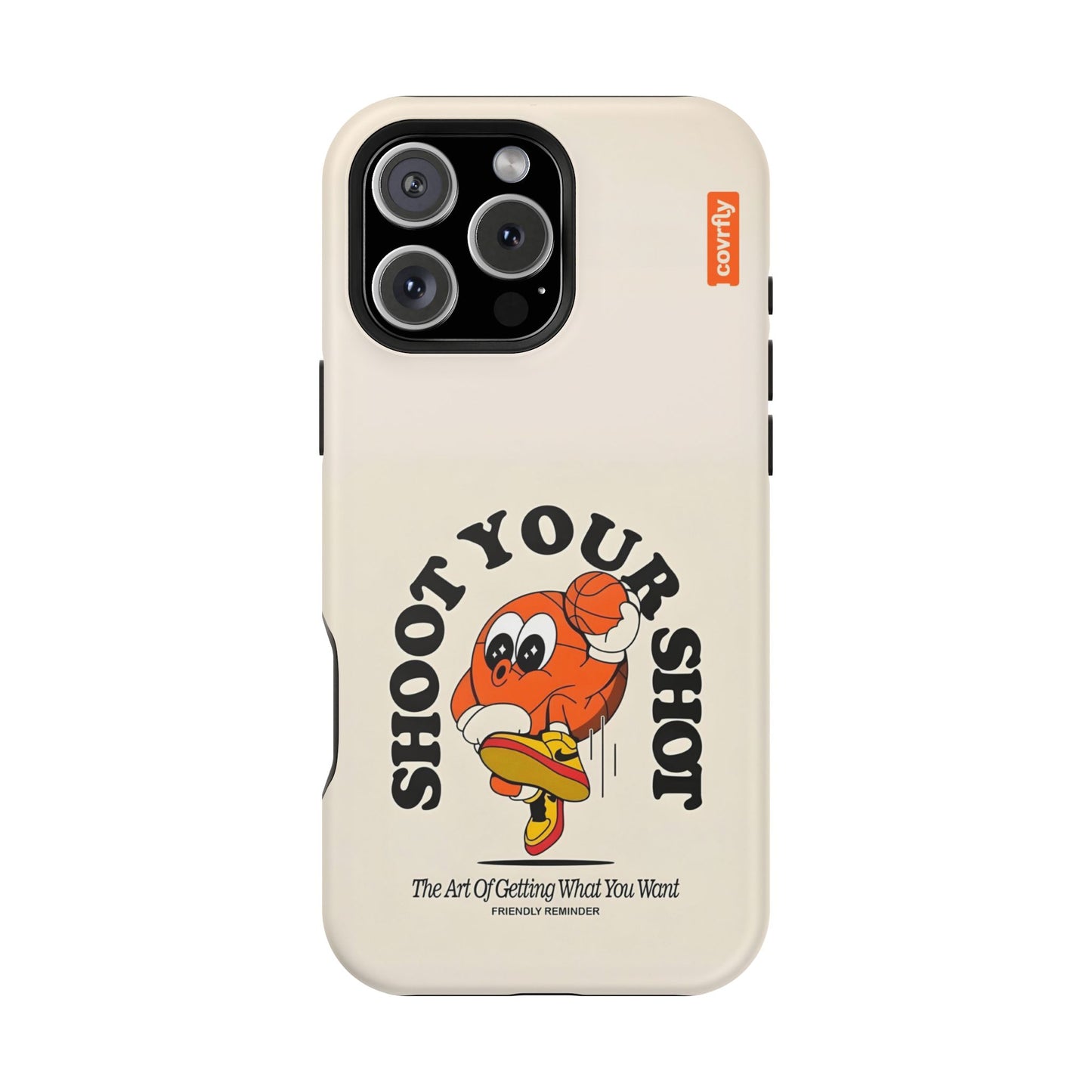 Funda Shoot Your Shot para iPhone 16 Pro Max Matte Premium - View 1 - Diseño Premium covrfly